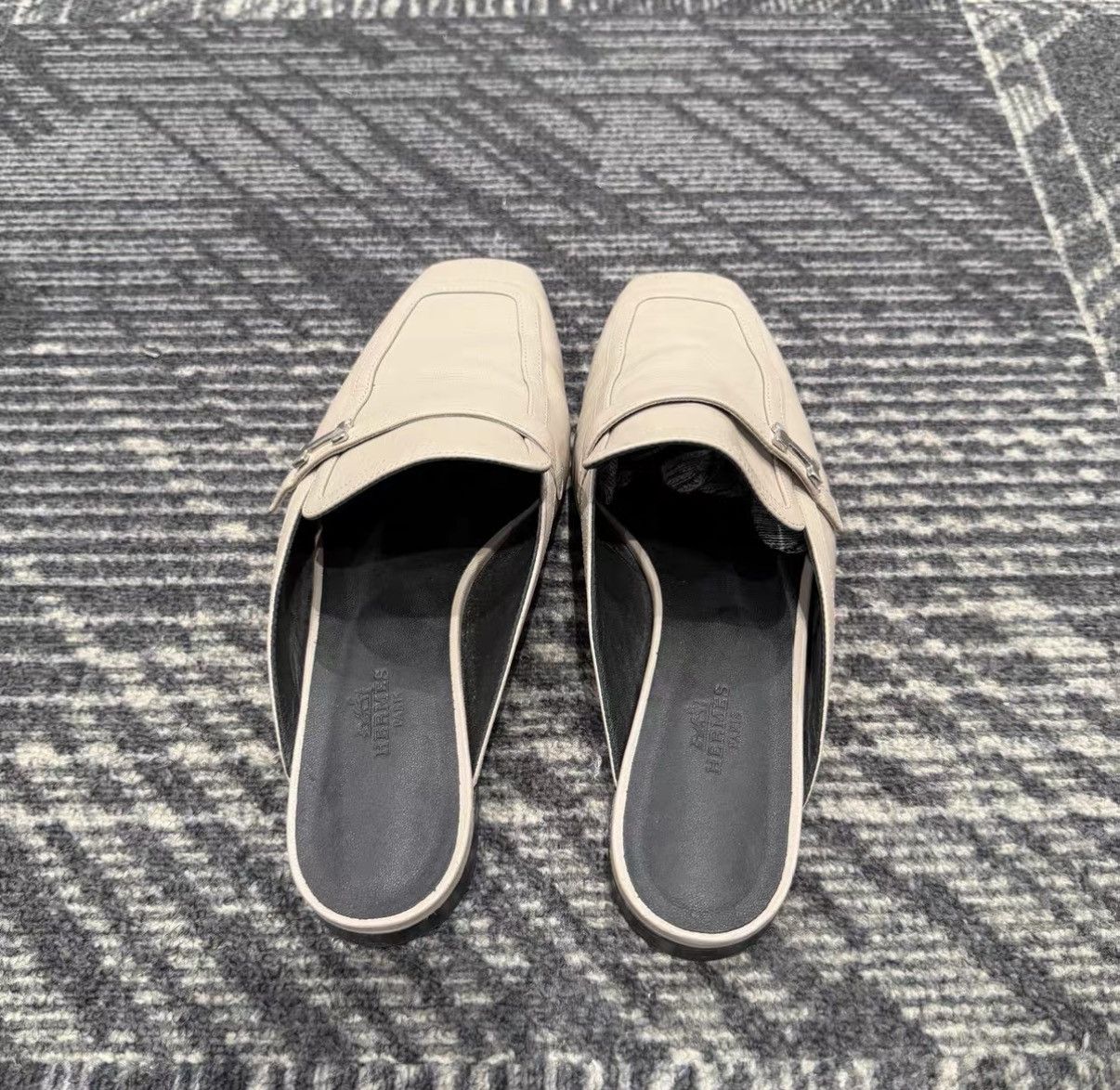 Hermes Hermes Groupie Mule Slippers J42 Size US 8 / IT 38 - 3 Thumbnail