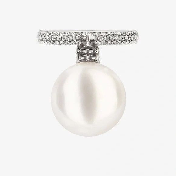 Givenchy Givenchy Pearl Ring In Metal With Crystals - NEW WITH TAGS Size ONE SIZE - 2 Thumbnail