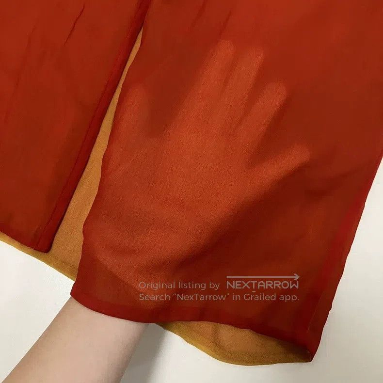 Other Comme Des Garcons size one-size-fits-all Orange Red Transp Size 23" - 4 Thumbnail