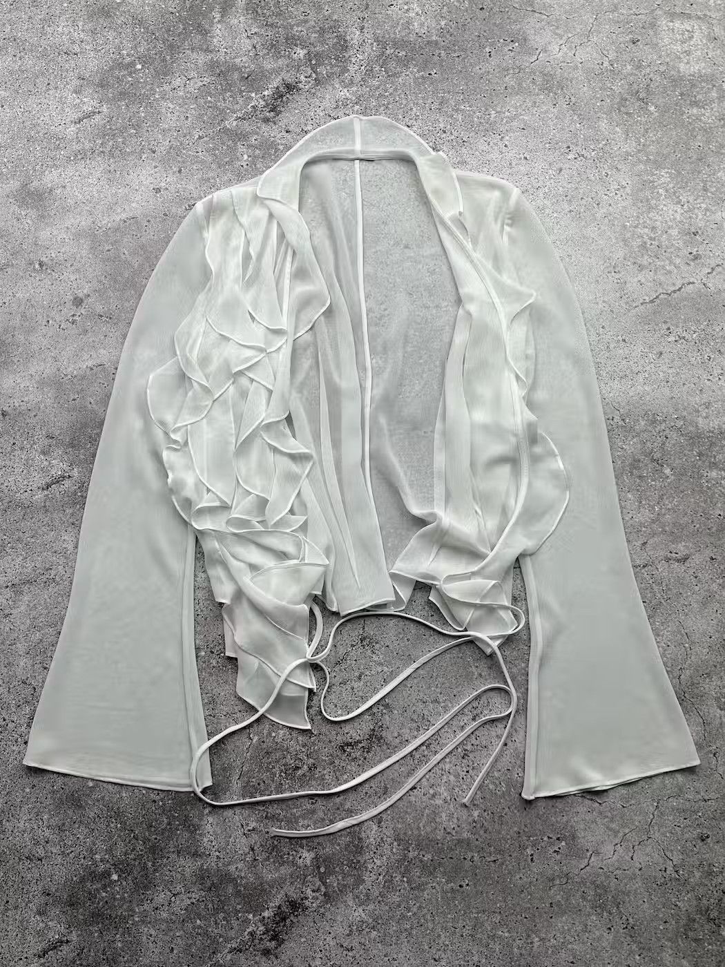 image of Avant Garde x Vintage Lush Amazing Blouse in White, Women's (Size Medium)
