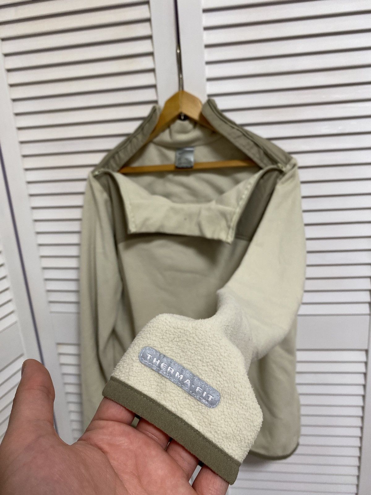 Nike × Vintage Vintage Sweater Zip 1/3 Swoosh FLEECE SHERPA STYLE 🔥😍🔥 Size US S / EU 44-46 / 1 - 12 Thumbnail