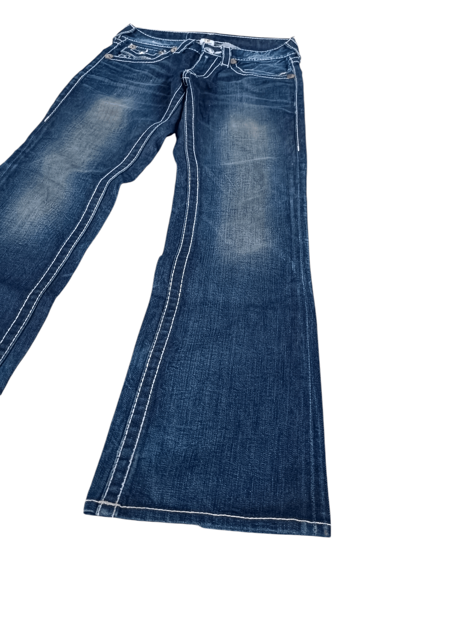 True Religion Vintage 2000 True Religion Billy Big T Grunge Flare Jeans Size US 30 / EU 46 - 5 Thumbnail