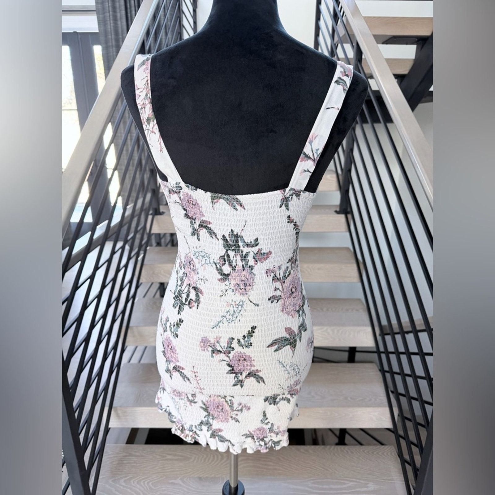Other New Y2K Floral Print White Dress size XS/S Size XS / US 0-2 / IT 36-38 - 4 Thumbnail
