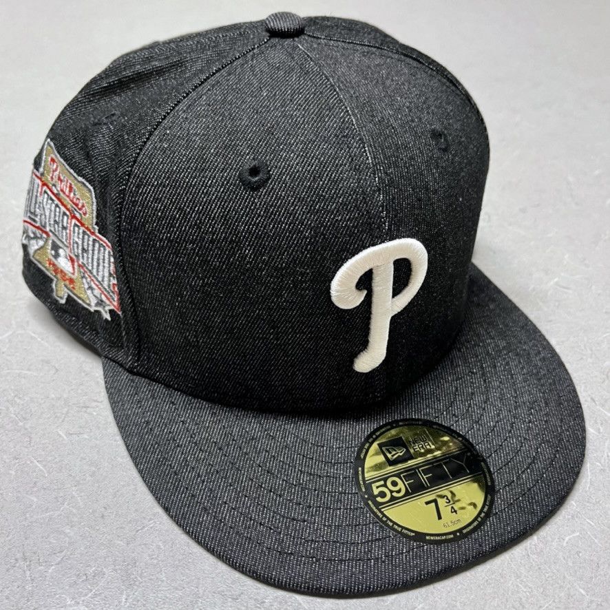 New Era Philadelphia Phillies 1996 ASG Patch New Era Denim Hat 7 3/4 Size ONE SIZE - 1 Thumbnail