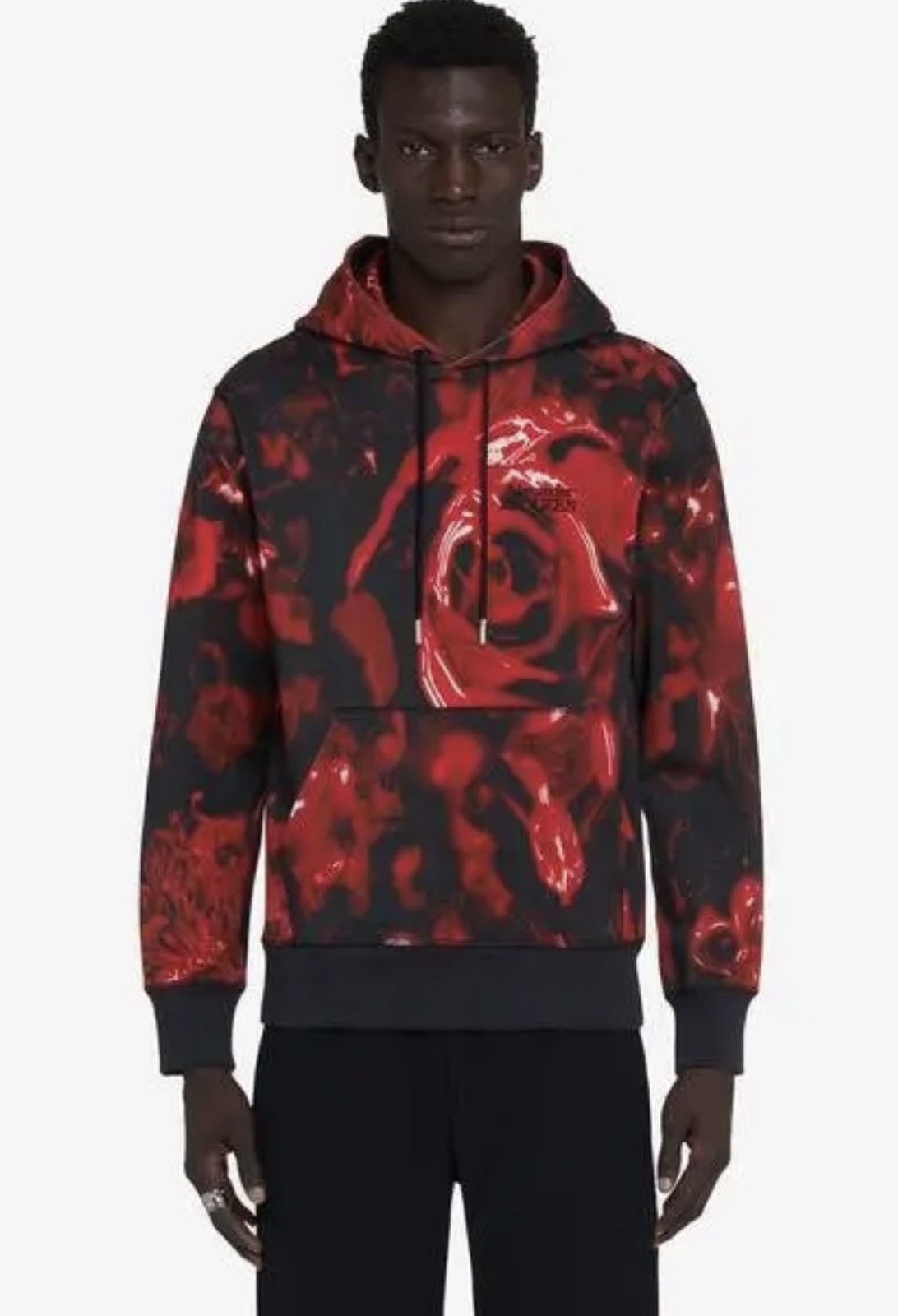 Alexander McQueen Floral print hoodie size M Size US M / EU 48-50 / 2 - 1 Thumbnail