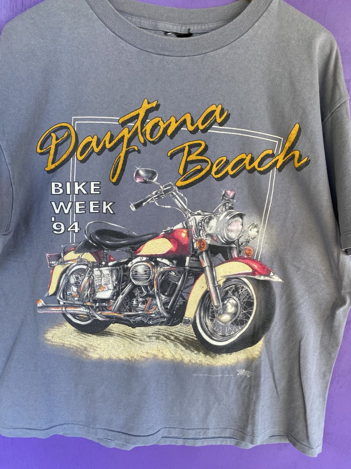 Harley Davidson Vintage 1994 Harley davidson daytona bike week t-shirt Size US XL / EU 56 / 4 - 3 Thumbnail