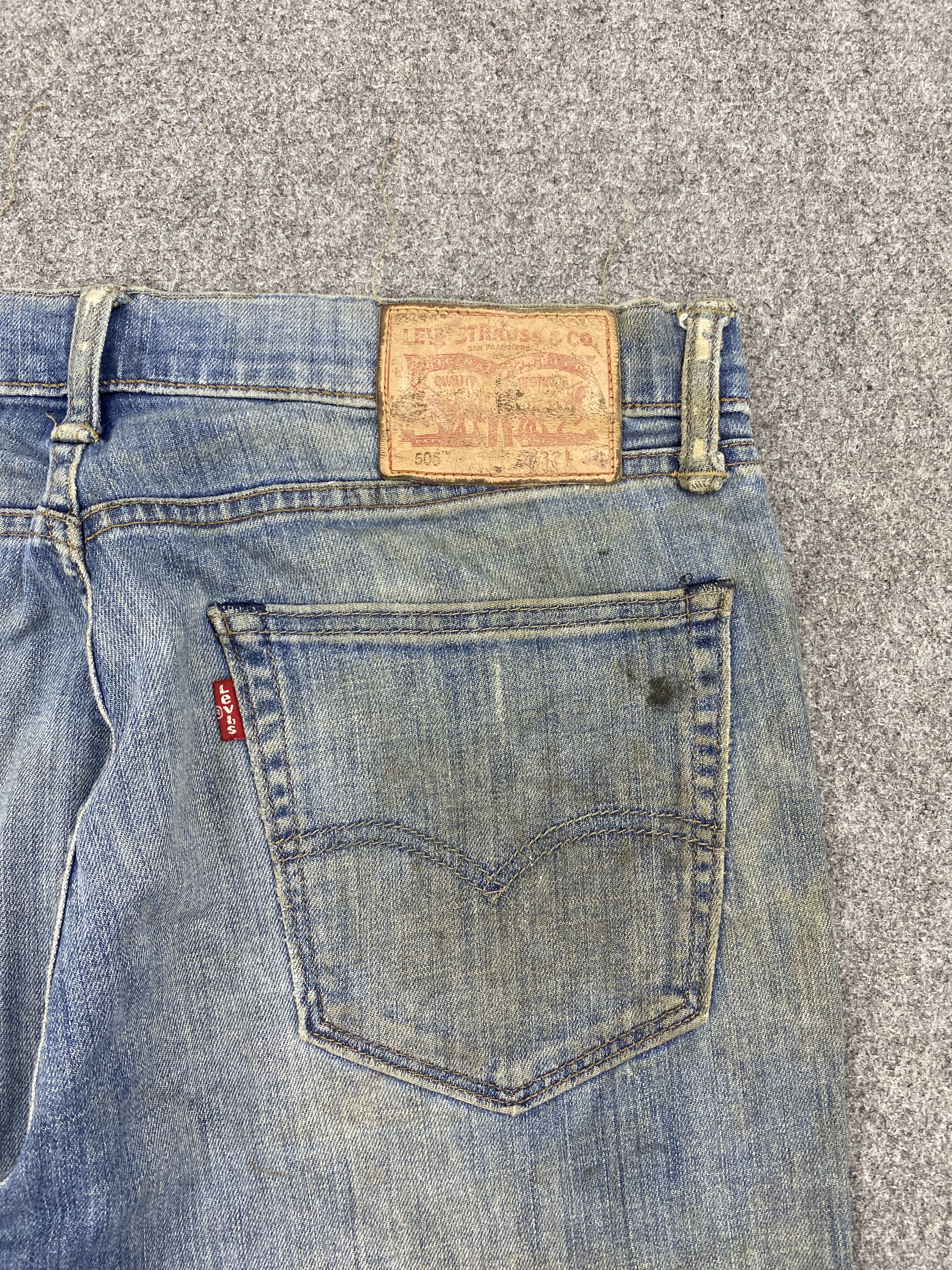 Levi's × Vintage Vintage Levi's 505 Rusty Blue Denim Jeans Size US 30 / EU 46 - 15 Thumbnail