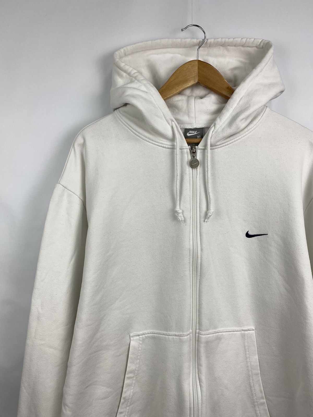 Nike 🇺🇸 Vintage 90s Nike Athletic zip hoodie rare retro Y2K Size US XL / EU 56 / 4 - 2 Thumbnail