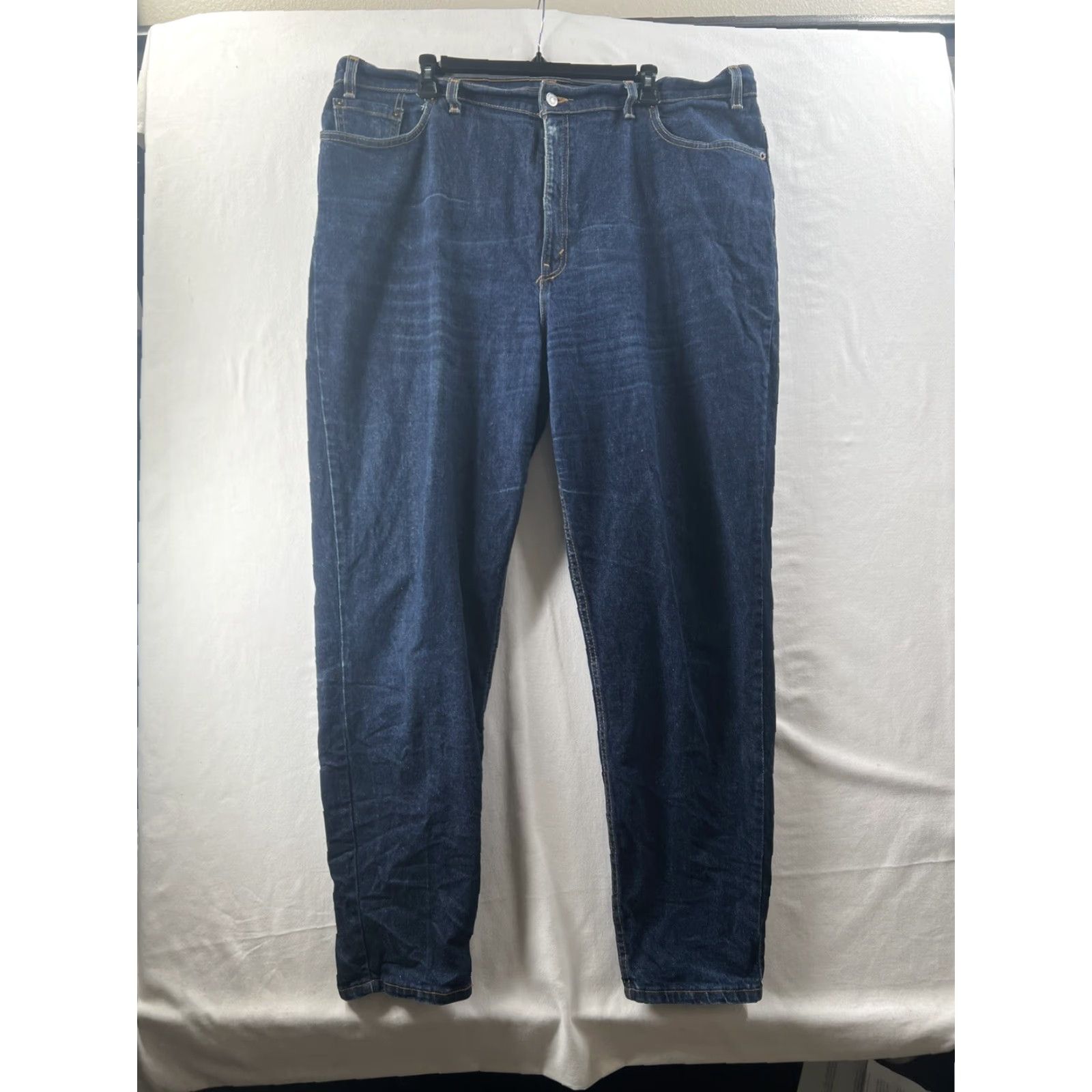 Levi's VINTAGE Levi's 550 Jeans Womens Relaxed Tapered 40x31 Blue Denim 90s Classic USA 100% Cotton Size 32" / US 10 / IT 46 - 3 Thumbnail