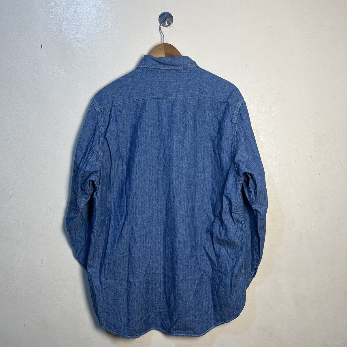 Vintage The Union Special Overalls Co. Engineer Button Up LS Shirt Size US L / EU 52-54 / 3 - 14 Thumbnail