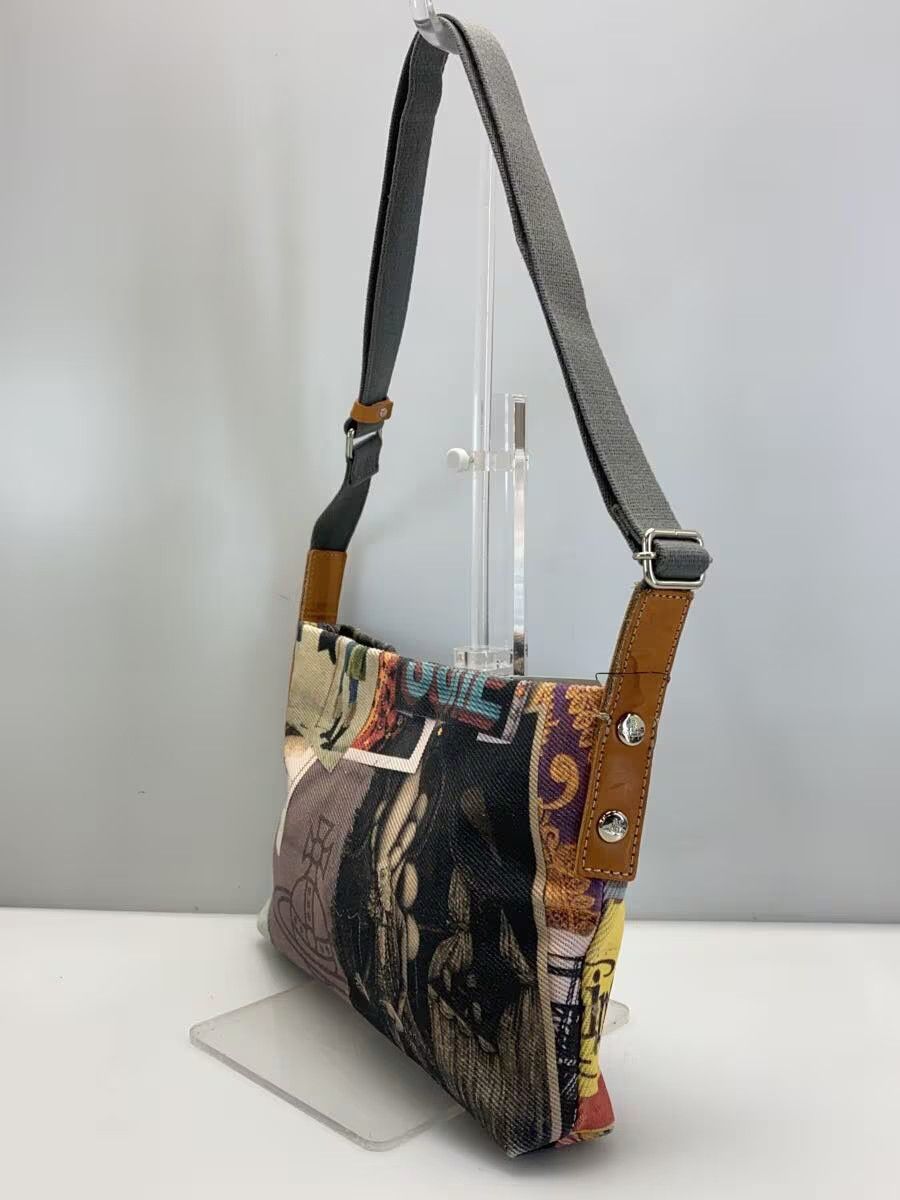 Vivienne Westwood Orb Collage Print Canvas Shoulder Bag Size ONE SIZE - 2 Thumbnail