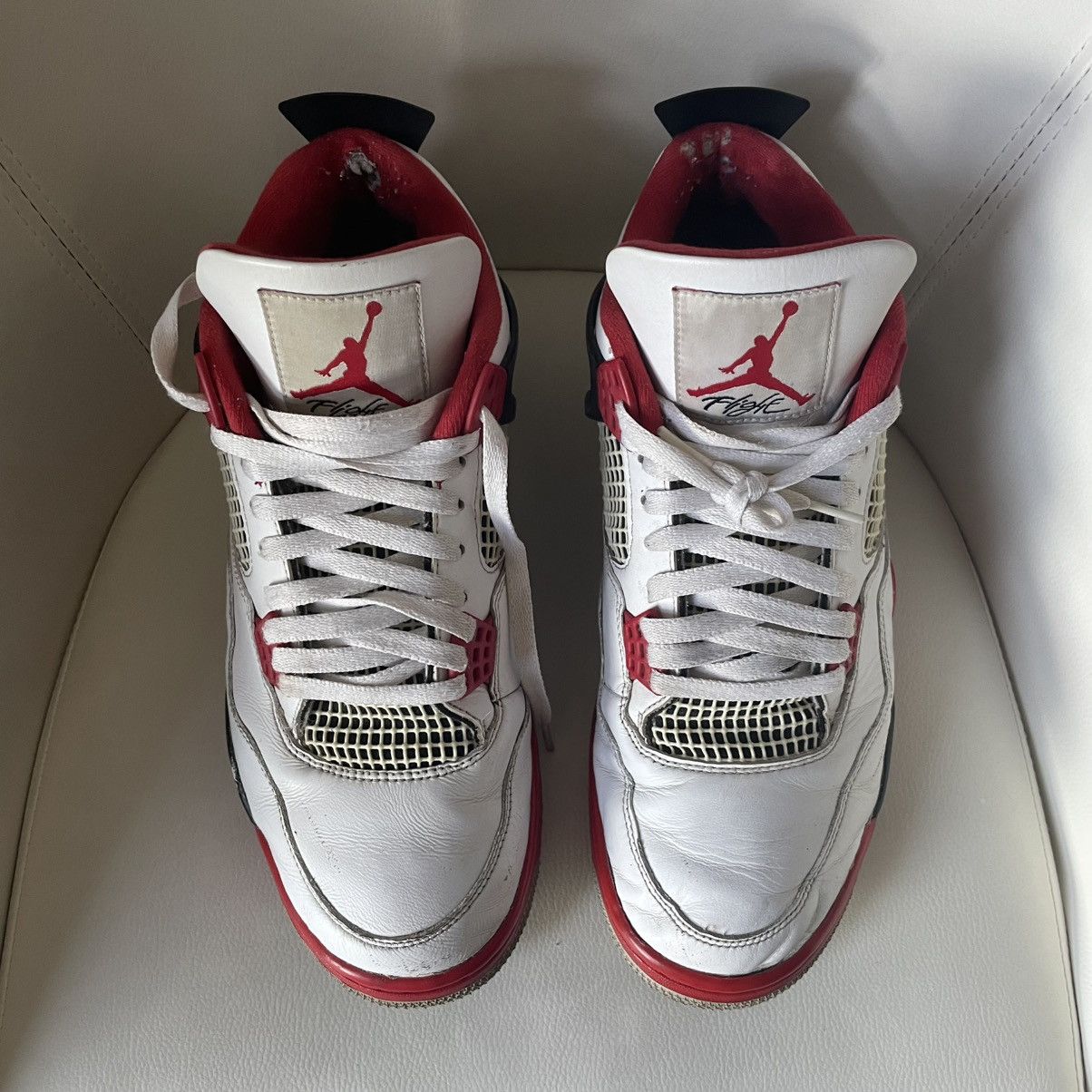 Jordan Brand Jordan 4 Fire Red Size US 11.5 / EU 44-45 - 5 Thumbnail