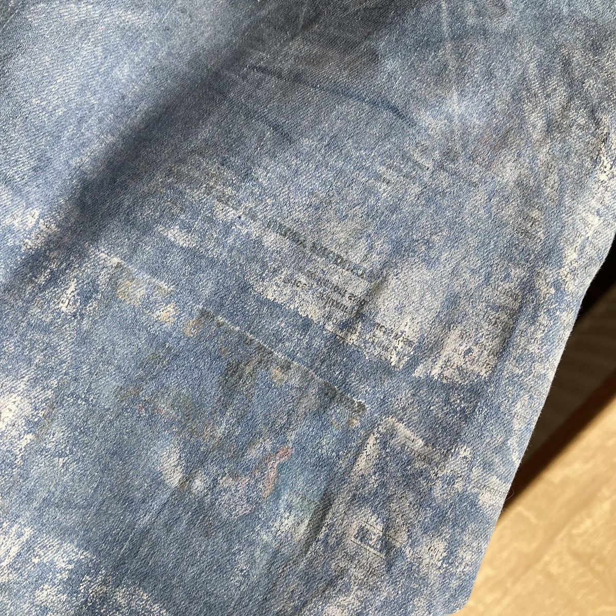 Vintage Japan Newspaper Tough Jeans Patchwork Size US 32 / EU 48 - 10 Thumbnail