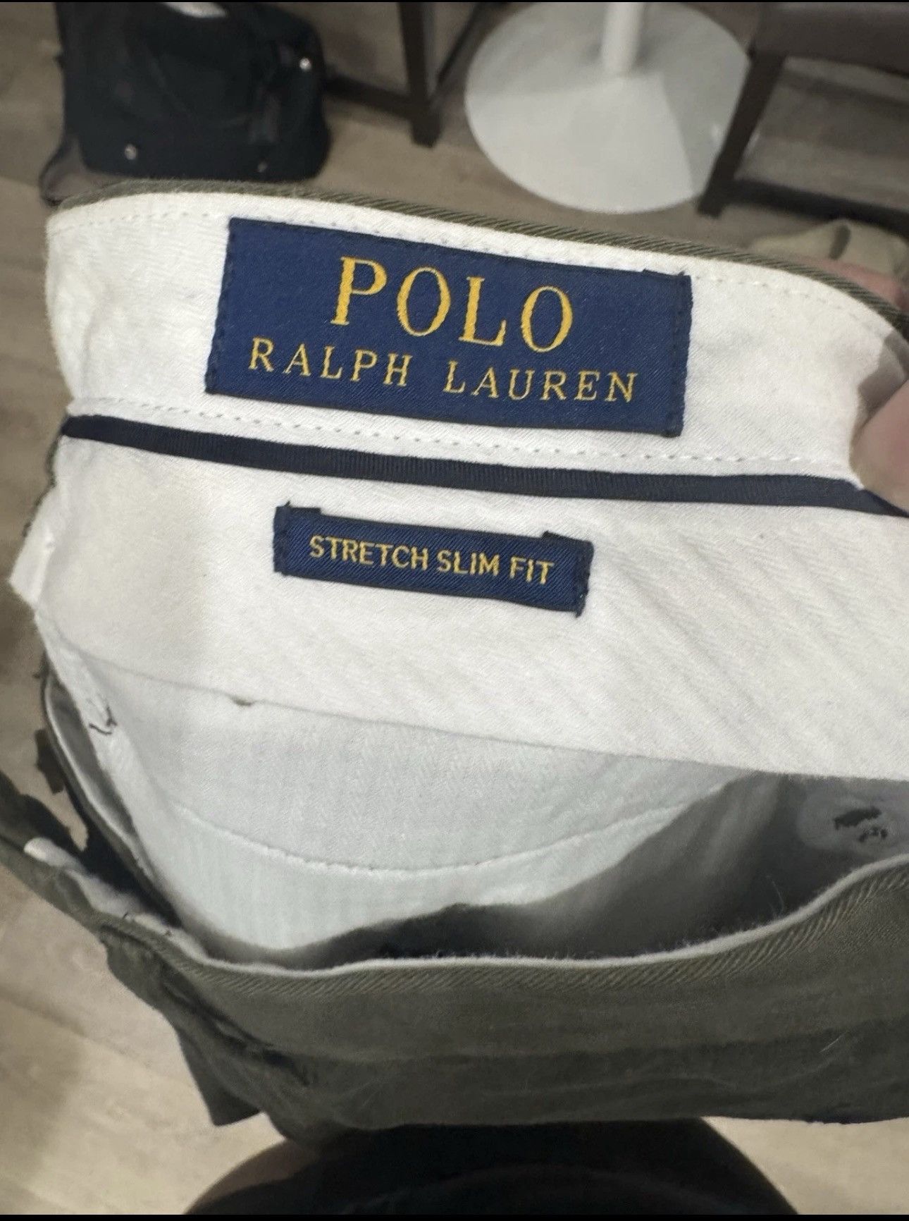 Polo Ralph Lauren Green Polo Pants size 34 with Blue horse logo Size US 34 / EU 50 - 3 Thumbnail