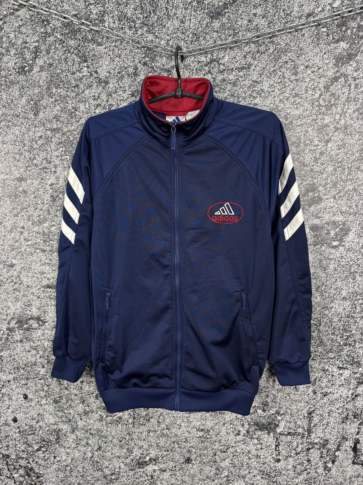 Adidas Adidas Vintage 90s Track Jacket Big Logo Retro Style Size S Size US S / EU 44-46 / 1 - 2 Thumbnail