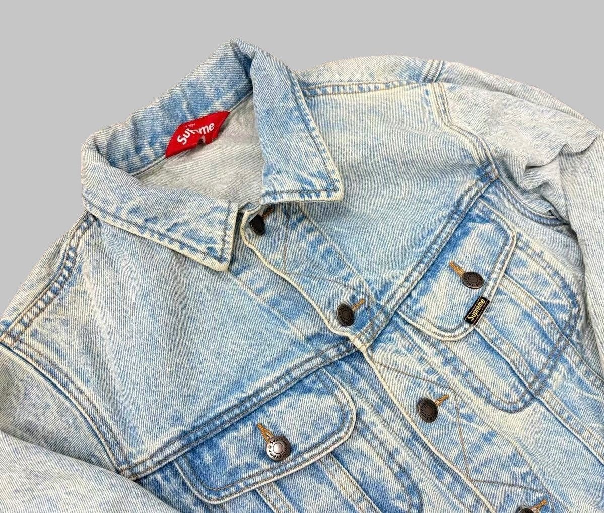 Supreme Ss16 Supreme Denim trucker jacket Size US M / EU 48-50 / 2 - 4 Thumbnail