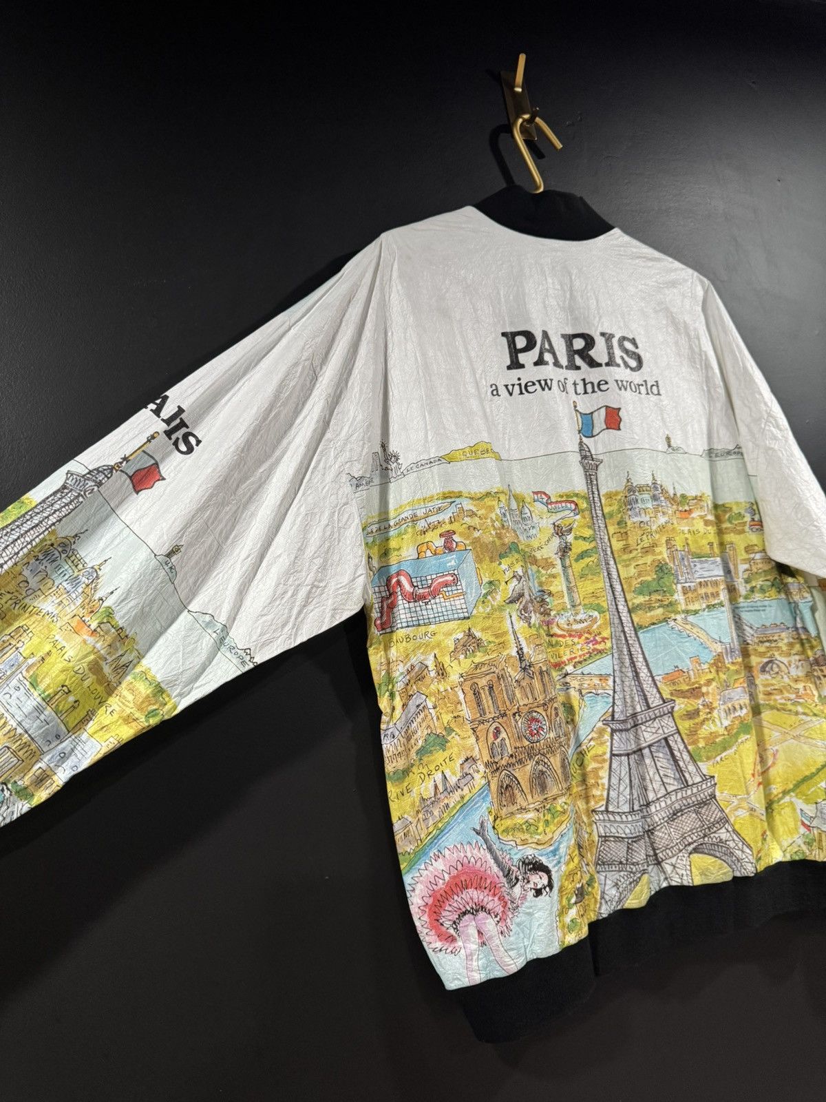Other 80s / 90s Vintage London Paris Map Windbreaker Jacket XL Size US XL / EU 56 / 4 - 10 Thumbnail