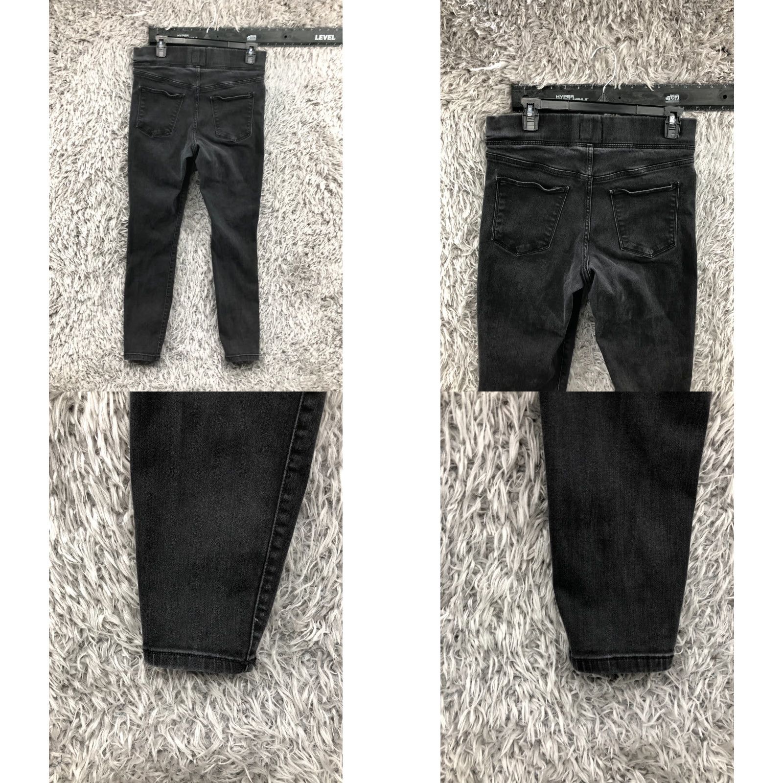 Vintage Universal Thread High Rise Pull On Jegging Jeans Womens Black Size 12 FLAW Size 34" / US 12 / IT 48 - 8 Thumbnail