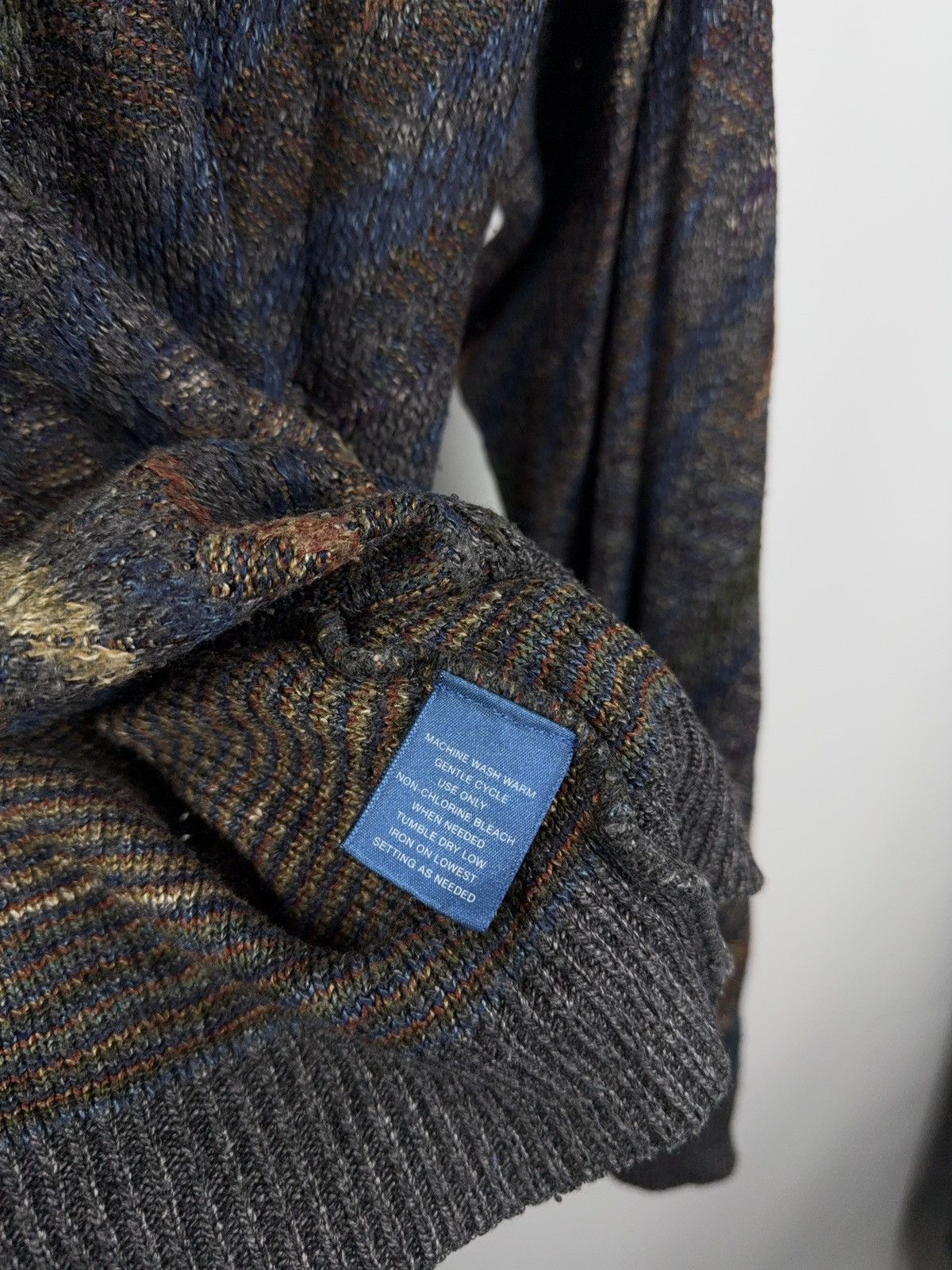 Japanese Brand × Vintage Vintage 90s Y2K Japanese Style Avant Garde Sweater Knitwear Size US L / EU 52-54 / 3 - 3 Thumbnail