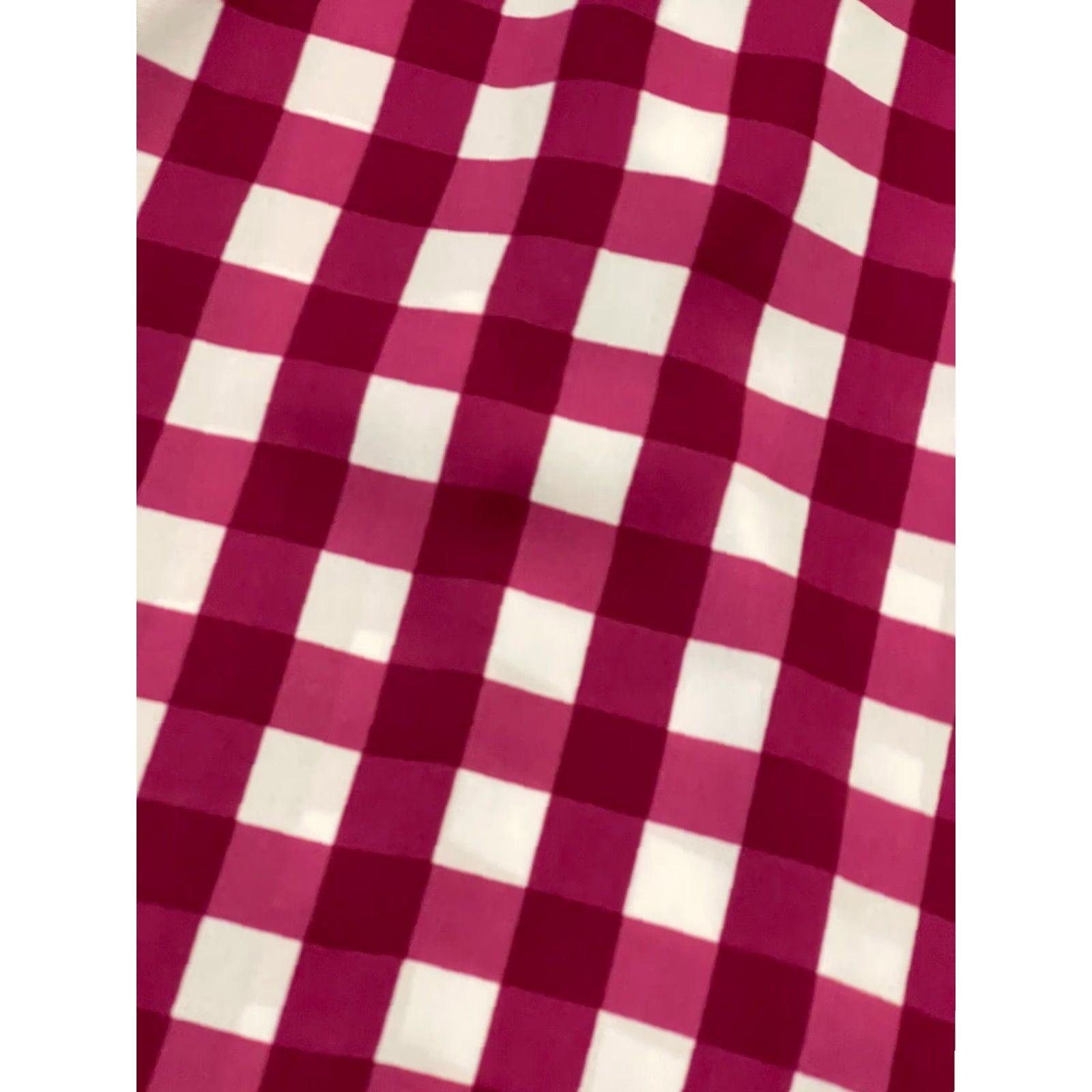 Liz Claiborne Liz Claiborne Tank Top Womens Size M Red White Check Ruffled Neck Tank Casual Modern Vintage: No Size M / US 6-8 / IT 42-44 - 3 Thumbnail