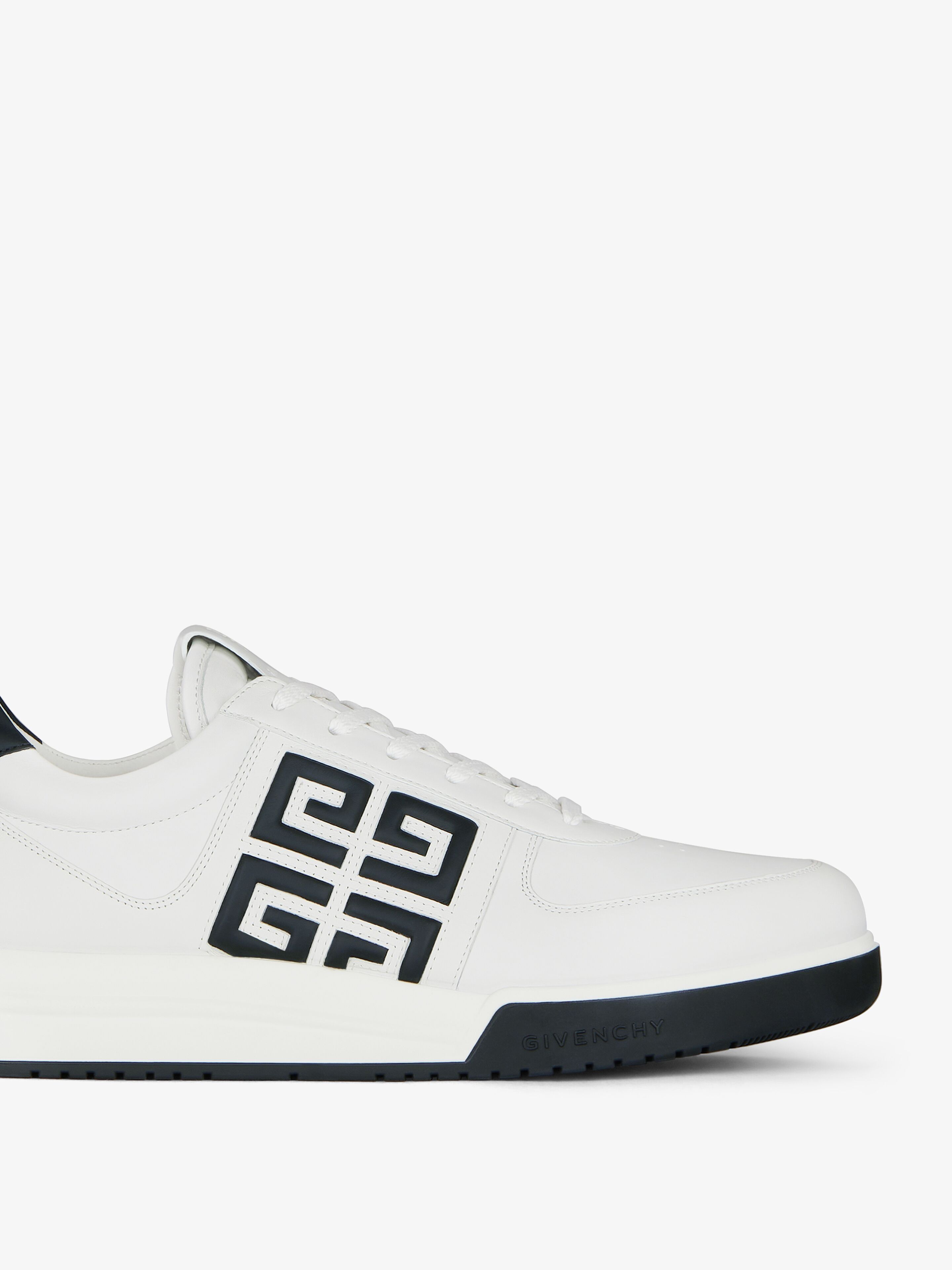 Givenchy o1w1db10426 G4 Low-Top Sneakers in White/Black Size US 8 / EU 41 - 6 Thumbnail