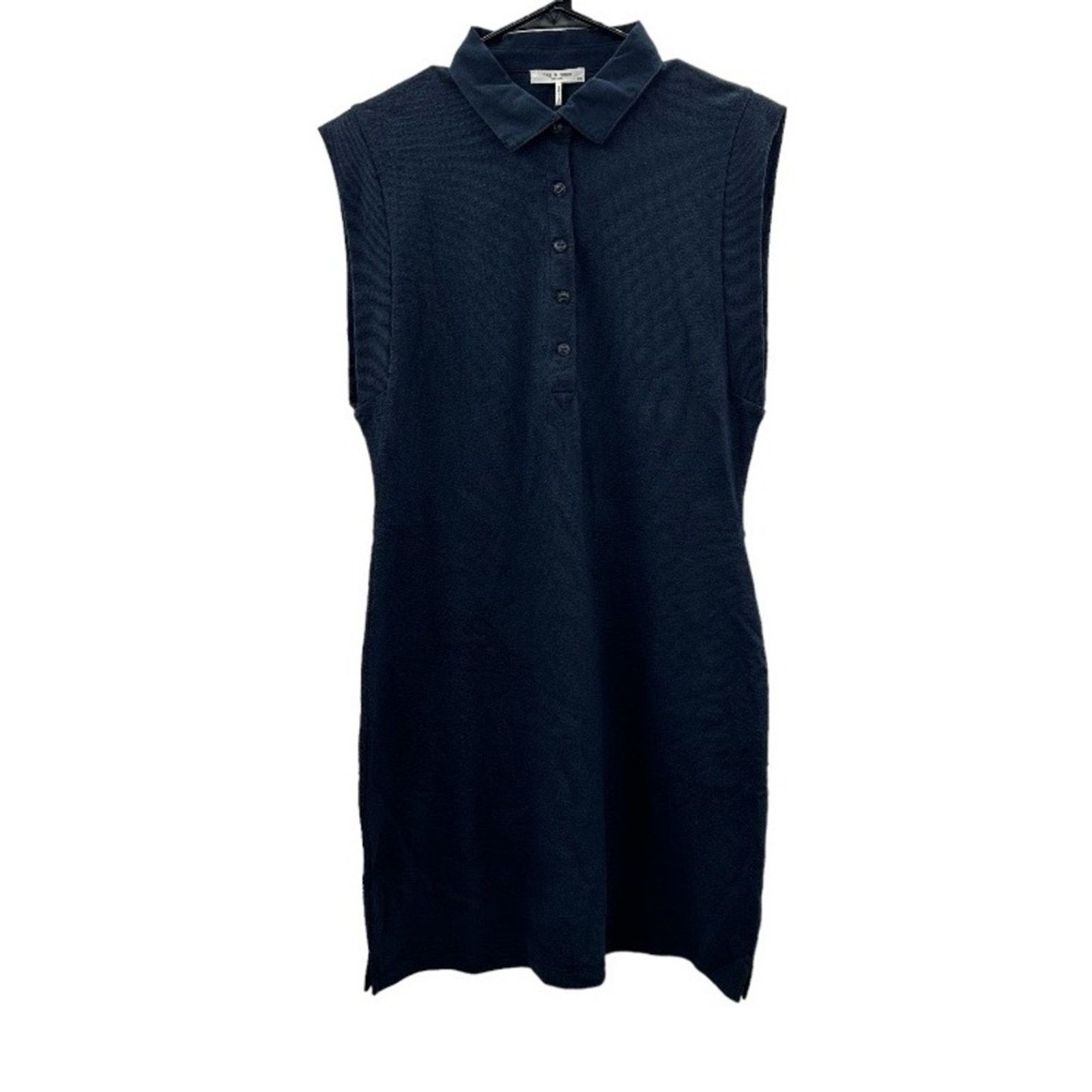Rag & Bone Rag & Bone Mckenna Polo Navy Blue Sleeveless Mini Dress Sz L Size L / US 10 / IT 46 - 2 Thumbnail