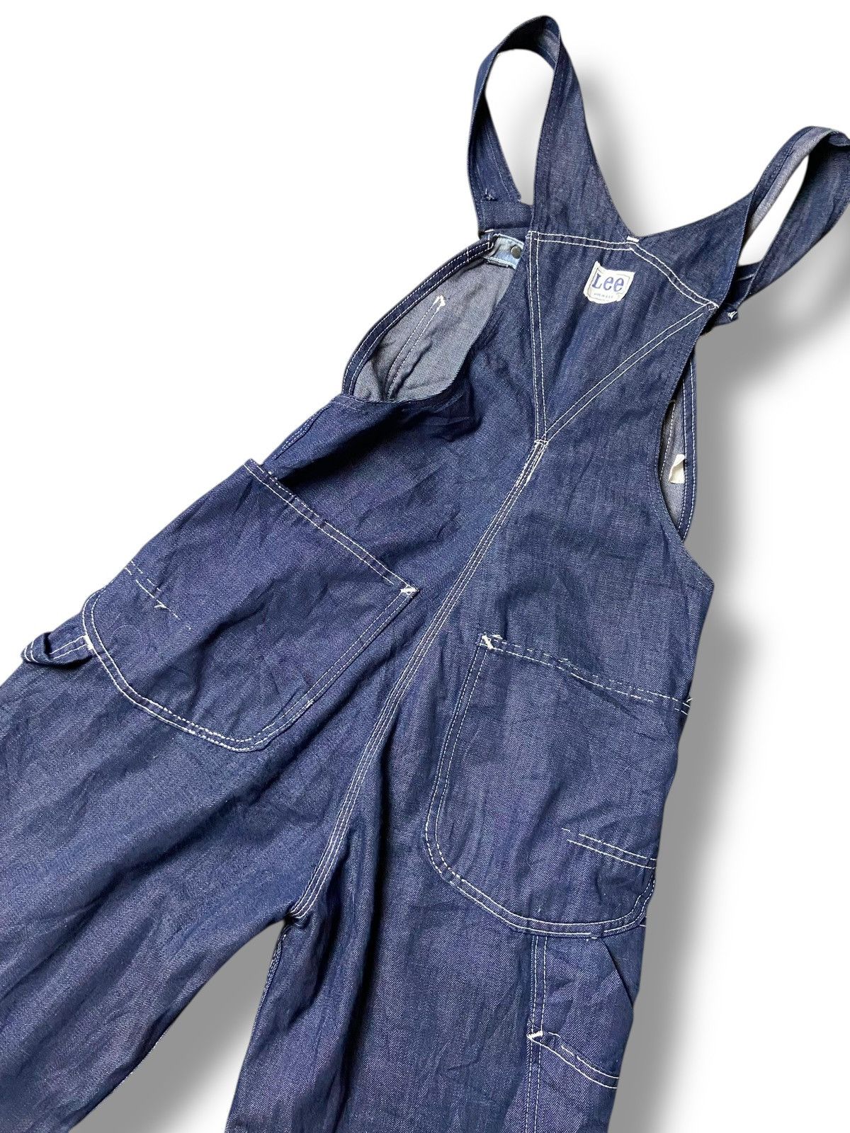 Japanese Brand × Lee × Vintage Vintage Lee Denim Overalls (121) Size US 31 - 2 Thumbnail