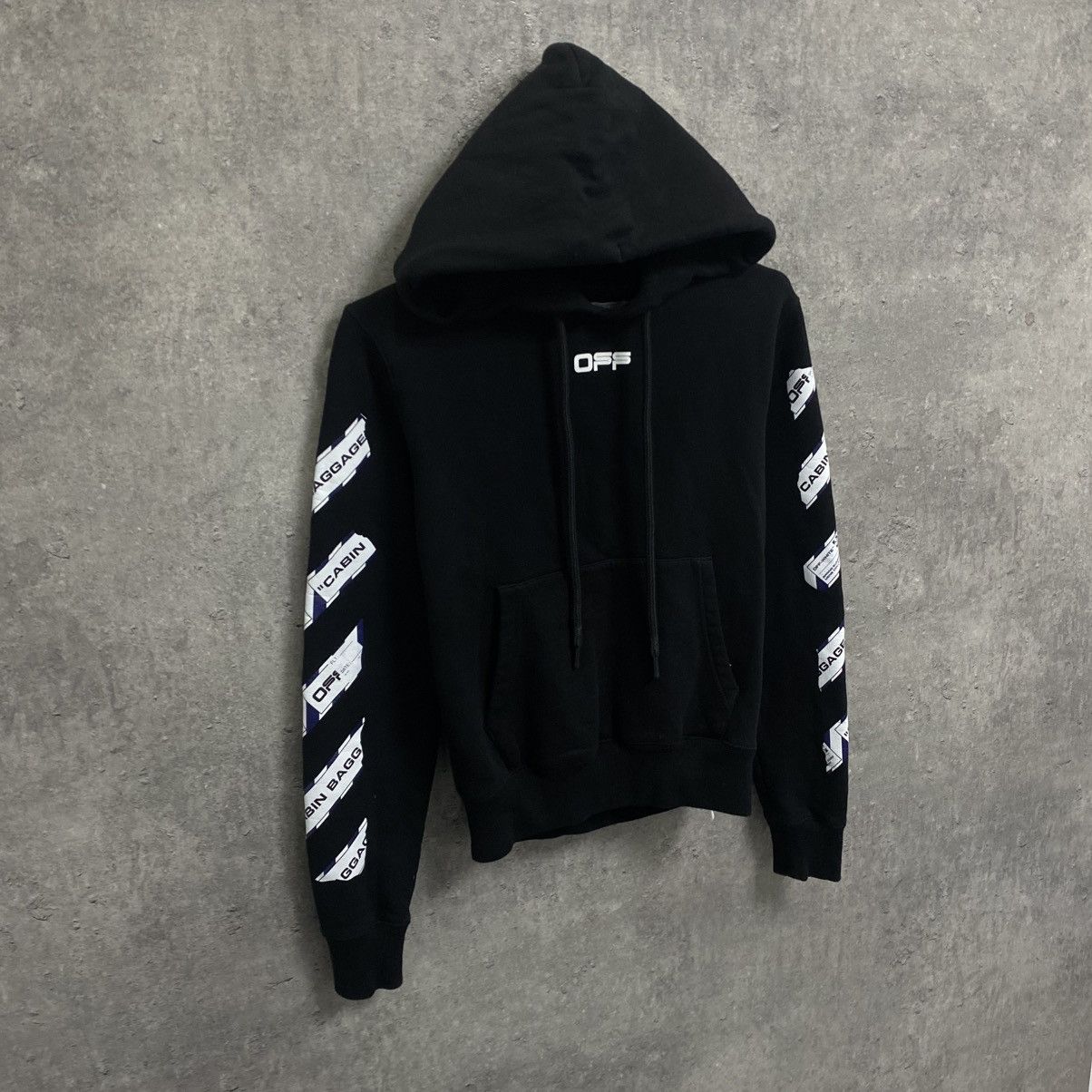 Off-White OFF-WHITE SS20 Airport Tape Arrow Hoodie Big Logo Size US XS / EU 42 / 0 - 4 Thumbnail