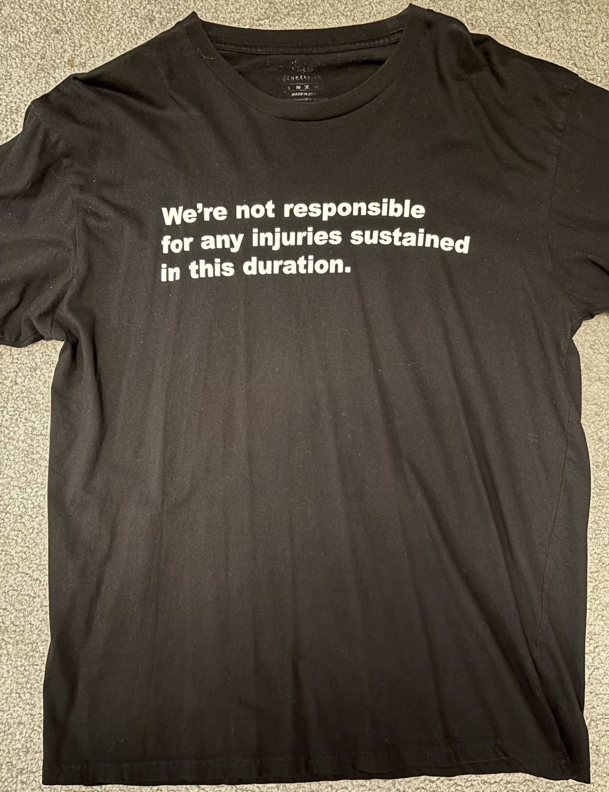 A$AP Rocky Injured Generation Tour Tee