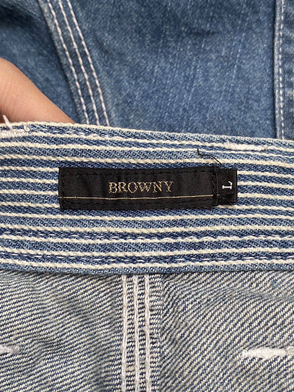 Japanese Brand Rare Design Vintage Brand Browny Carpenter Jeans 1990s Size US 33 - 7 Thumbnail