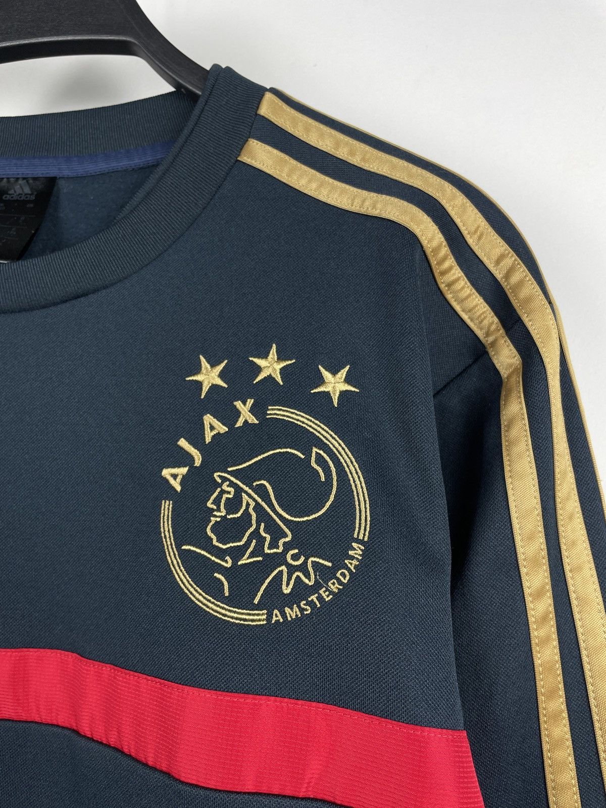 Adidas × Vintage Vintage Adidas Ajax Amsterdam Football Sweatshirt Size US S / EU 44-46 / 1 - 4 Thumbnail