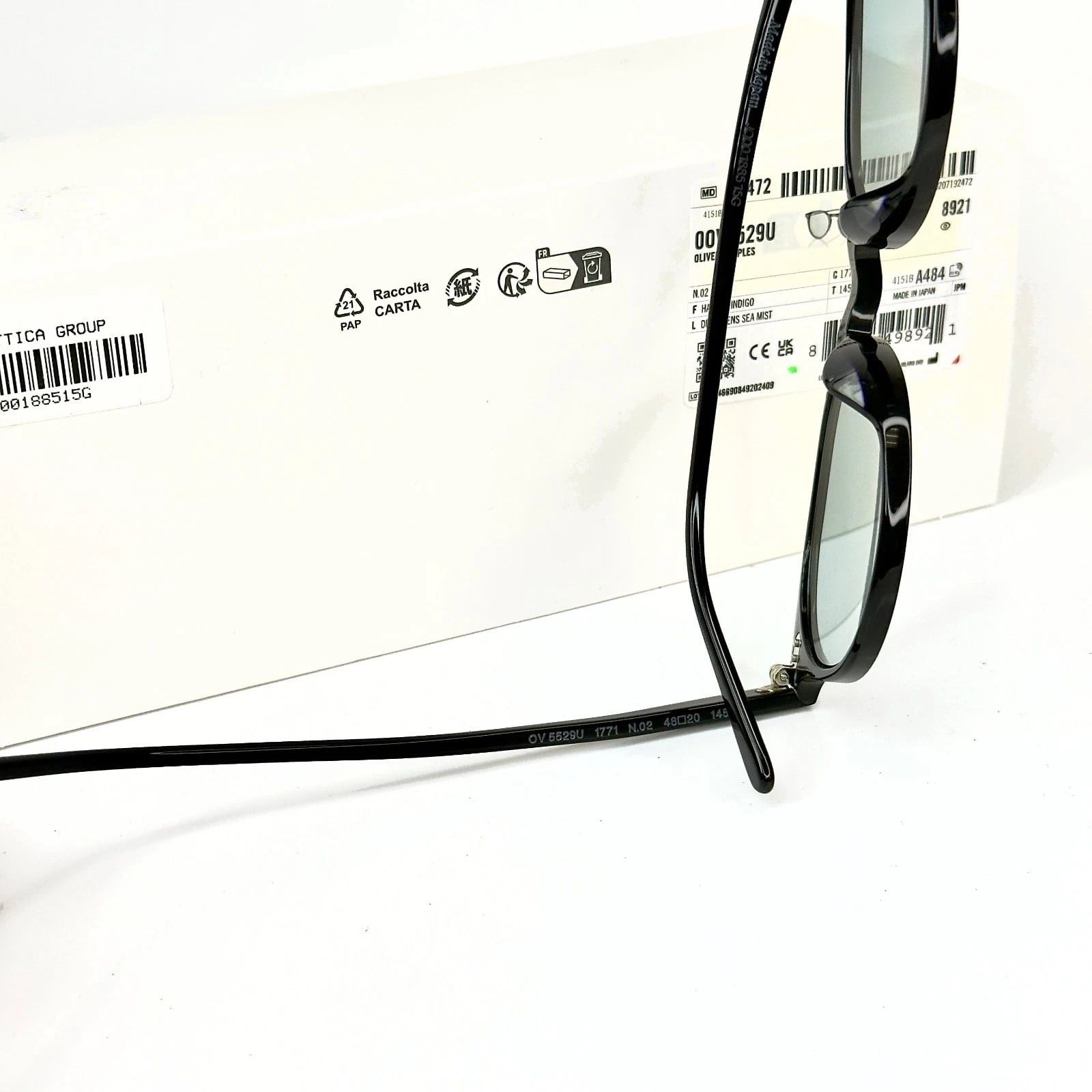 Oliver Peoples OLIVER PEOPLES OV5529U Navy Blue Indigo N02 5529 N.02 Size ONE SIZE - 9 Thumbnail