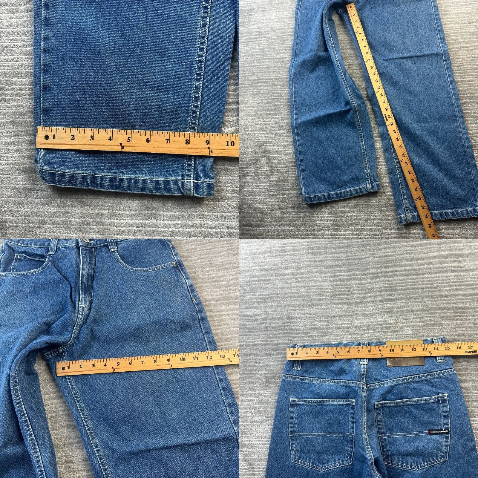 Southpole VINTAGE Southpole Jeans Mens 30 Blue Denim Pants Y2K Baggy Relaxed Wide-Leg 5-Pocket Embroidered Logo Hip Hop Size US 38 / EU 54 - 8 Thumbnail