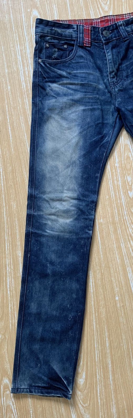 Japanese Brand Street Setup est 2007 Mud Wash Denim Jeans Pants Size US 30 / EU 46 - 10 Thumbnail