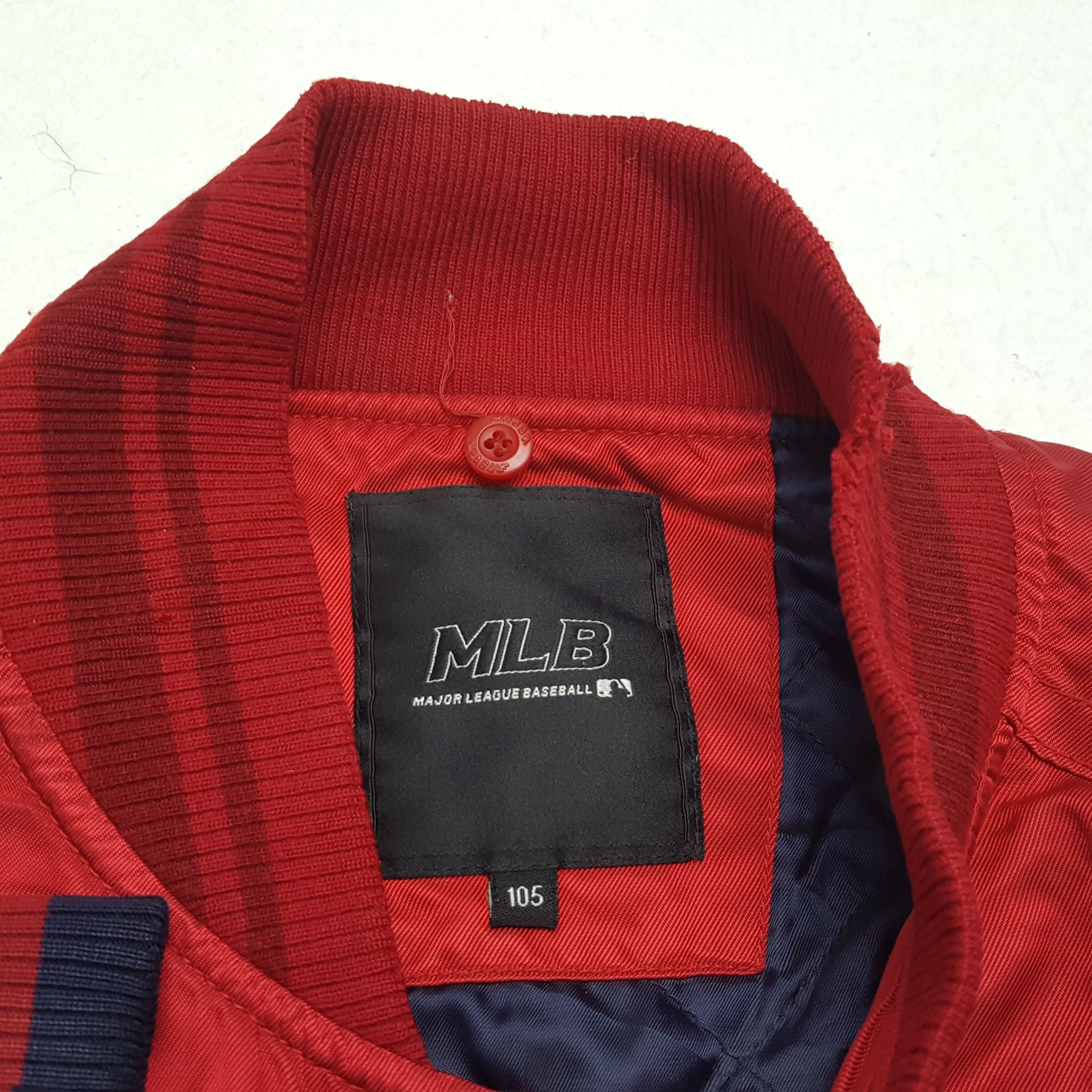 MLB × Vintage BOSTON RED SOX Baseball Team Varsity Jacket Size US L / EU 52-54 / 3 - 10 Thumbnail