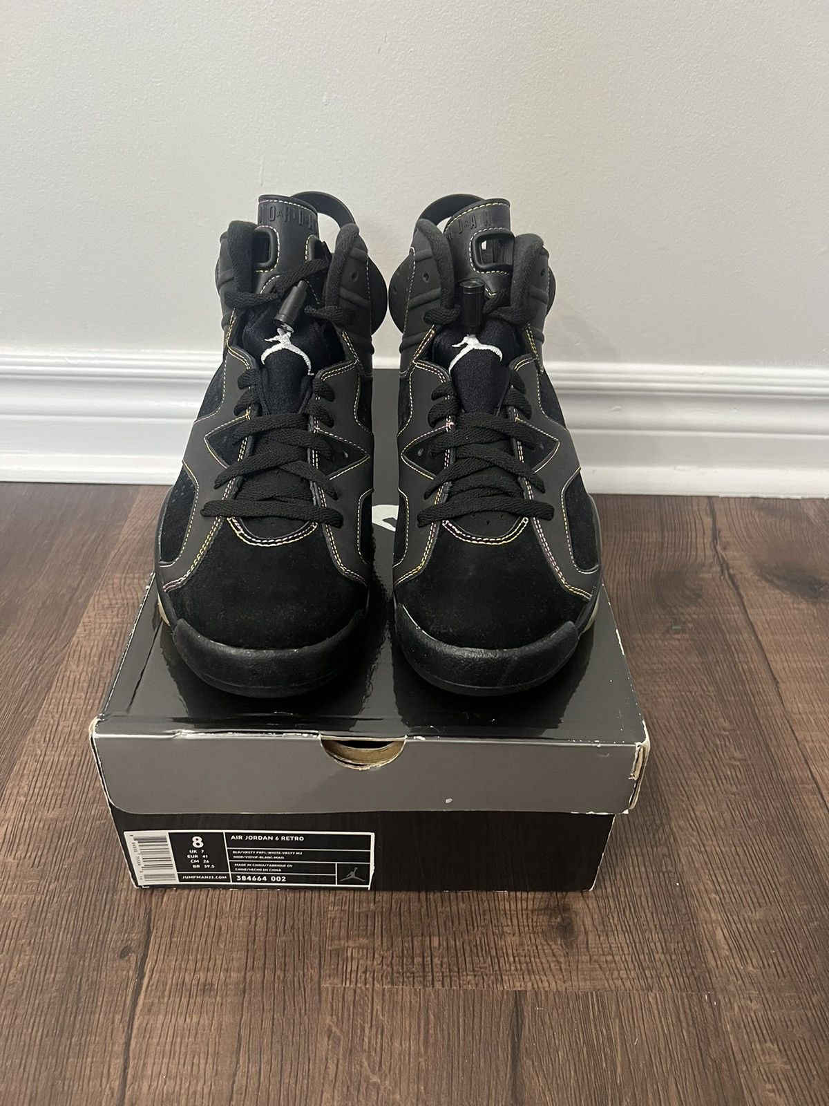 Jordan Brand 2010 jordan 6 lakers Size US 8 / EU 41 - 2 Thumbnail