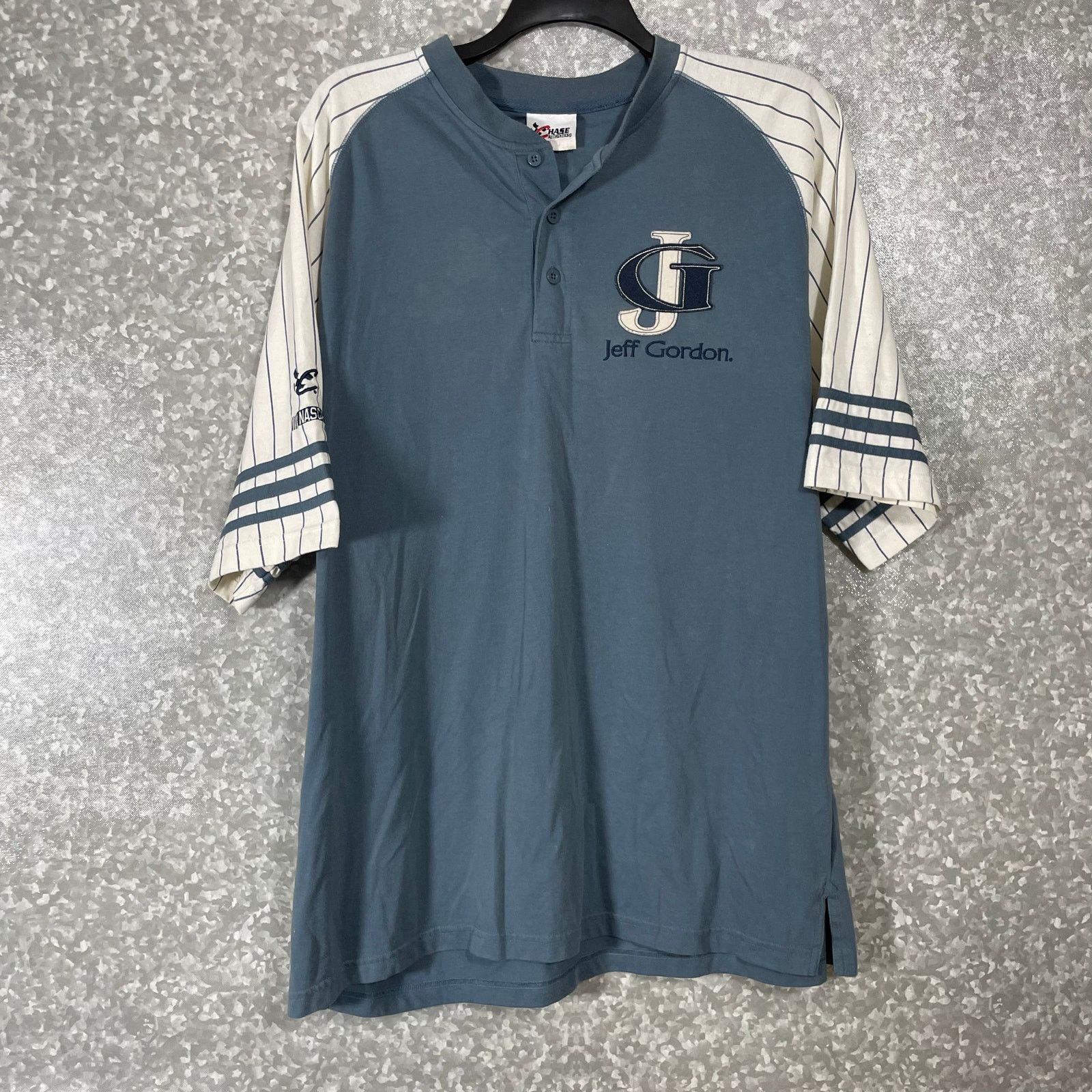 Vintage Vintage Jeff Gordan 24 Blue Baseball Jersey Shirt - Size XXL Size US XXL / EU 58 / 5 - 1 Thumbnail