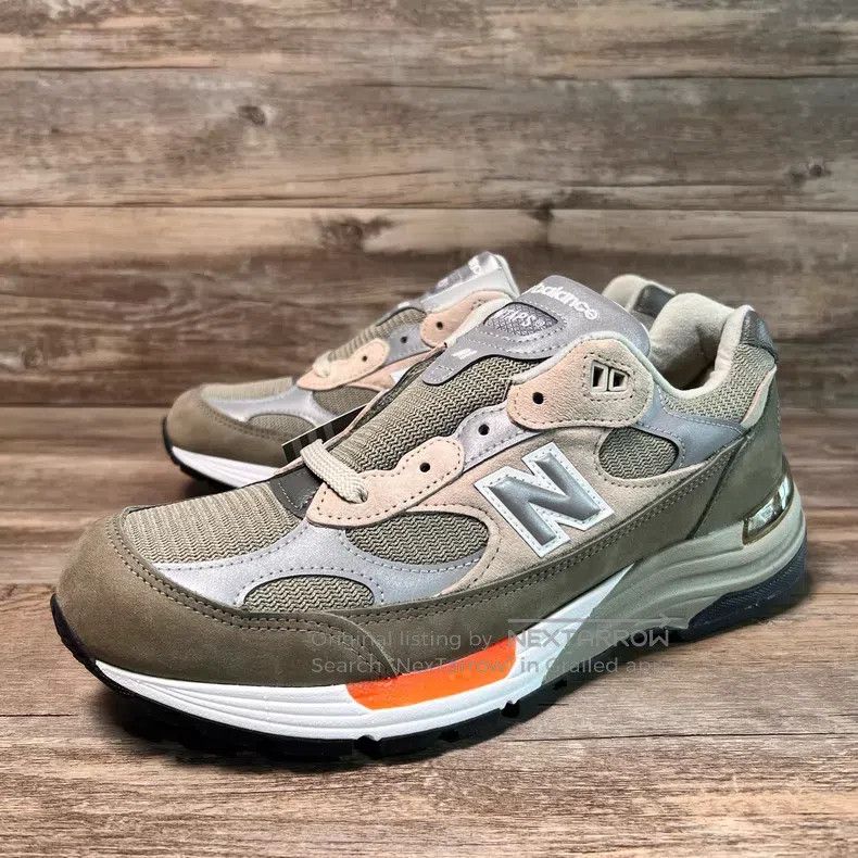 New Balance Wtaps Gray and silver color block sports shoes Size US 9 / EU 42 - 1 Thumbnail