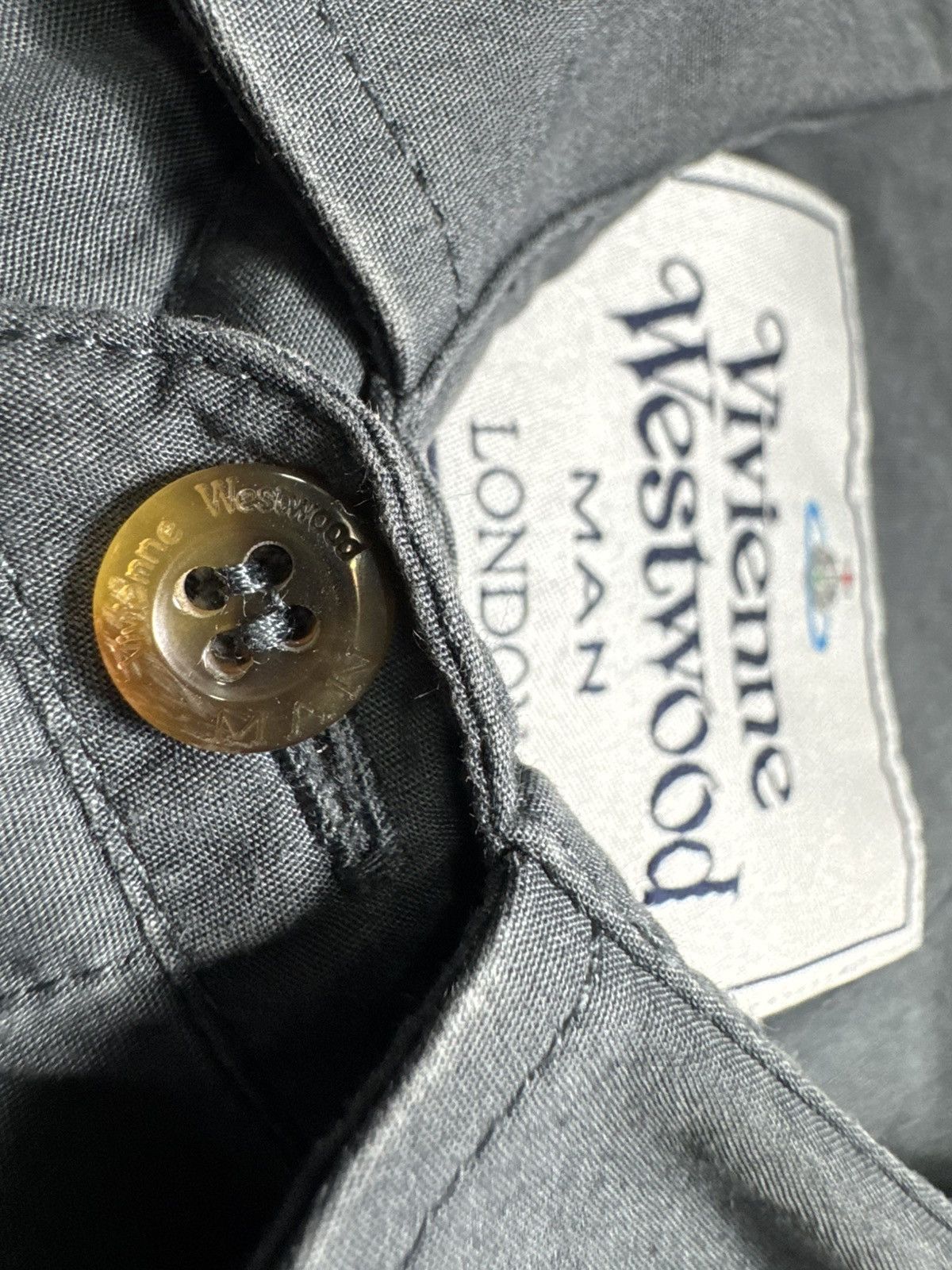 Vivienne Westwood Vivienne Westwood Luxury Button Short Sleeve Shirt Size M Size US M / EU 48-50 / 2 - 6 Thumbnail