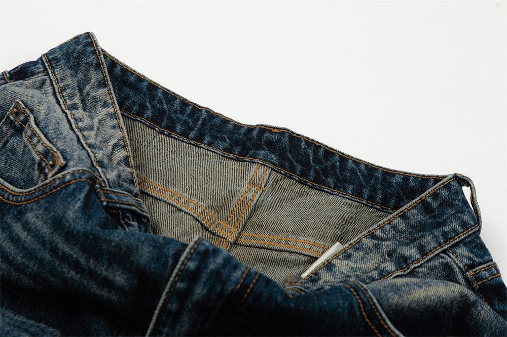 Vintage Men's Streetwear Retro Punk Distressed Washed Denim Jeans Size US 32 / EU 48 - 4 Thumbnail