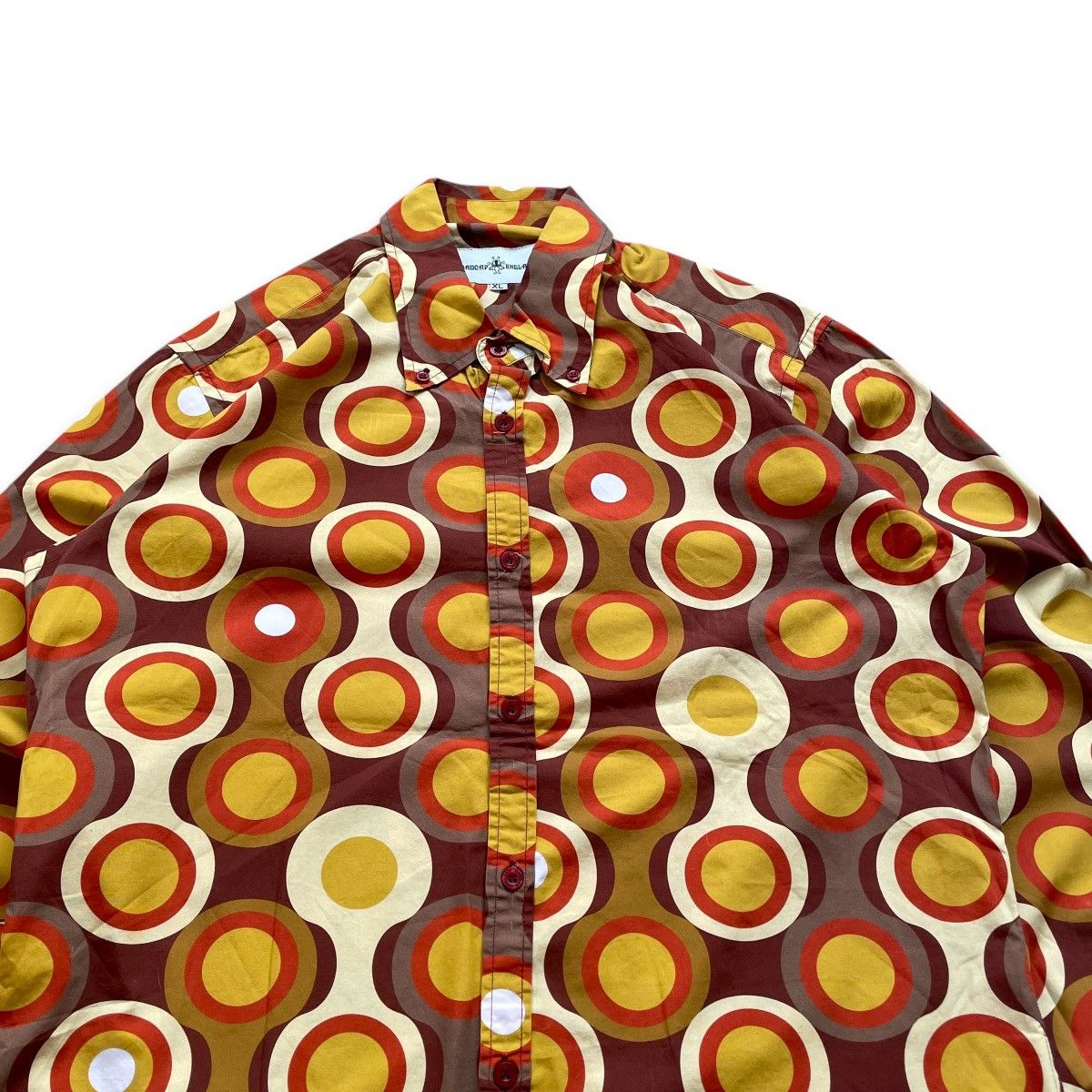 Vintage VINTAGE MADCAP ENGLAND RETRO AOP BUTTON UPS SHIRT Size US XL / EU 56 / 4 - 6 Thumbnail