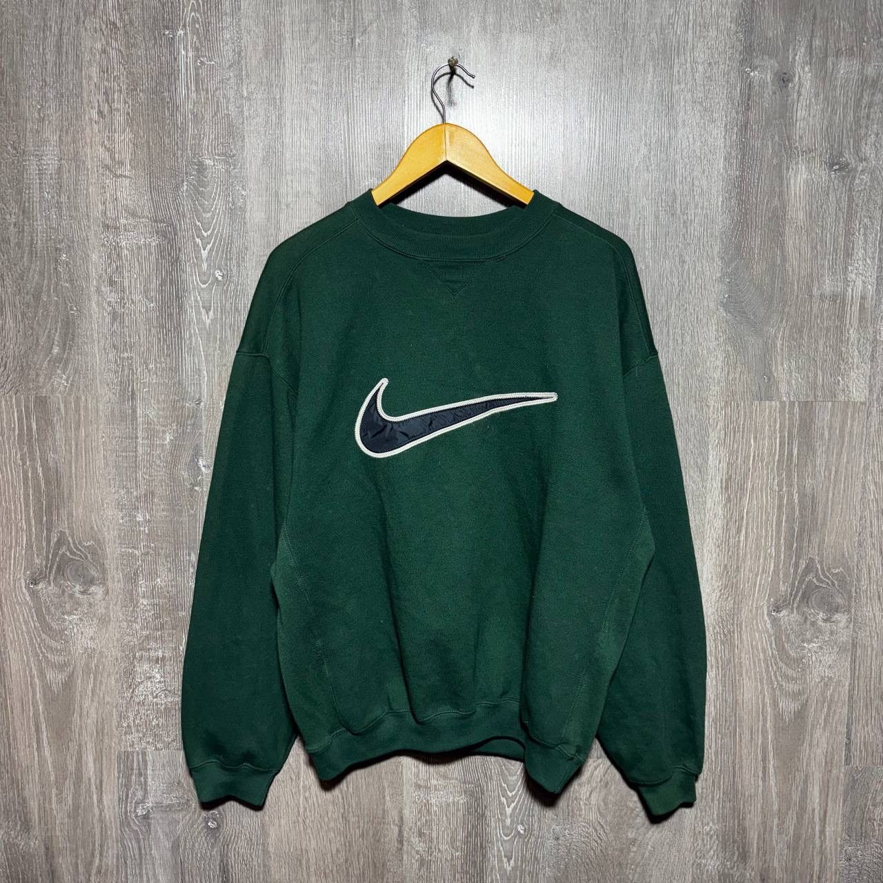 Nike Rare! Nike Vintage Sweatshirt 90s Swoosh Size US XL / EU 56 / 4 - 1 Thumbnail
