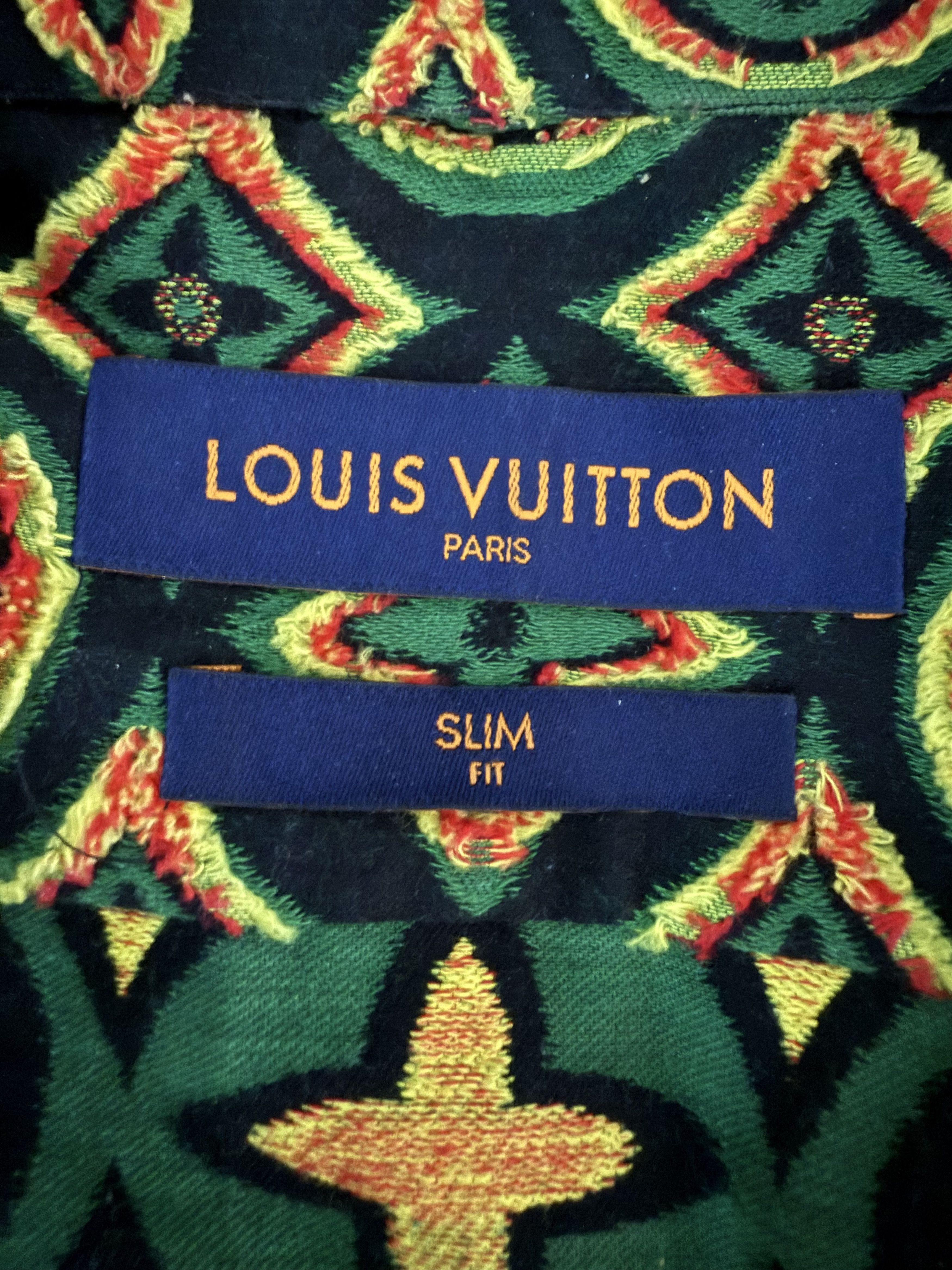 Louis Vuitton LV Jacquard Fil Coupé Shirt Size US L / EU 52-54 / 3 - 9 Thumbnail