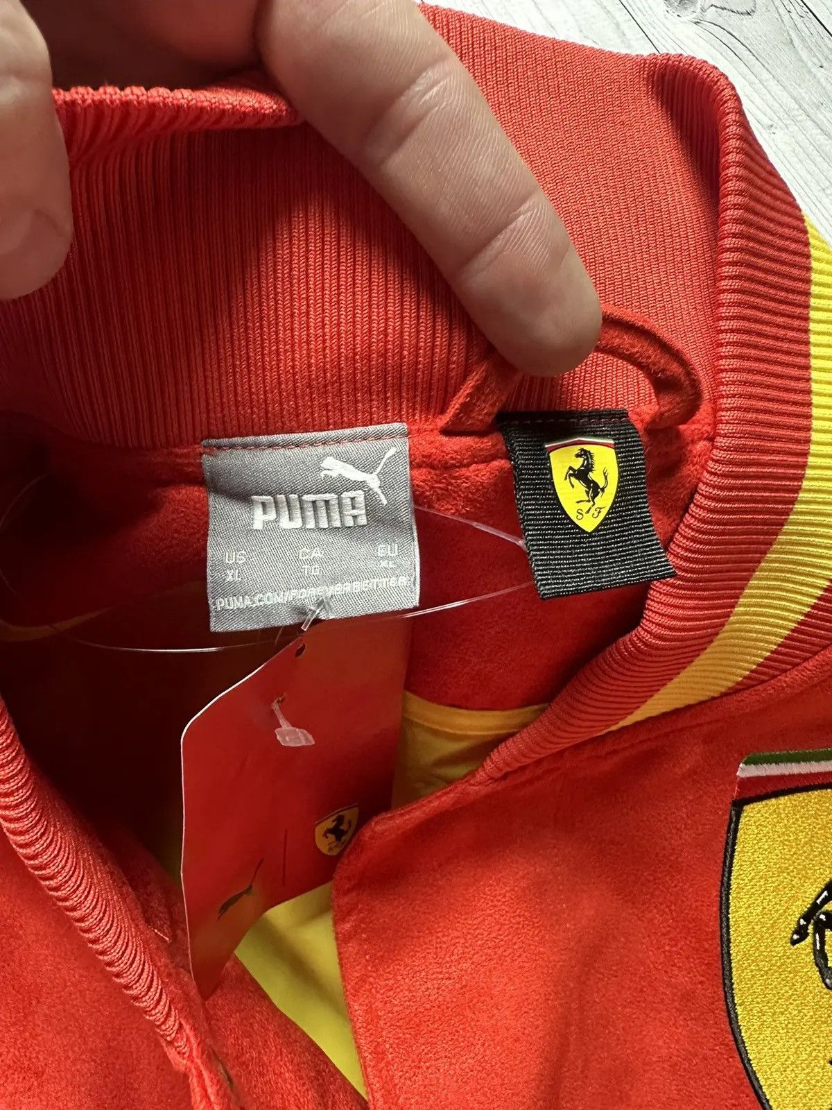 Ferrari × Puma Vintage Ferrari racing jacket bomber Formula one F1 puma Size US M / EU 48-50 / 2 - 3 Thumbnail