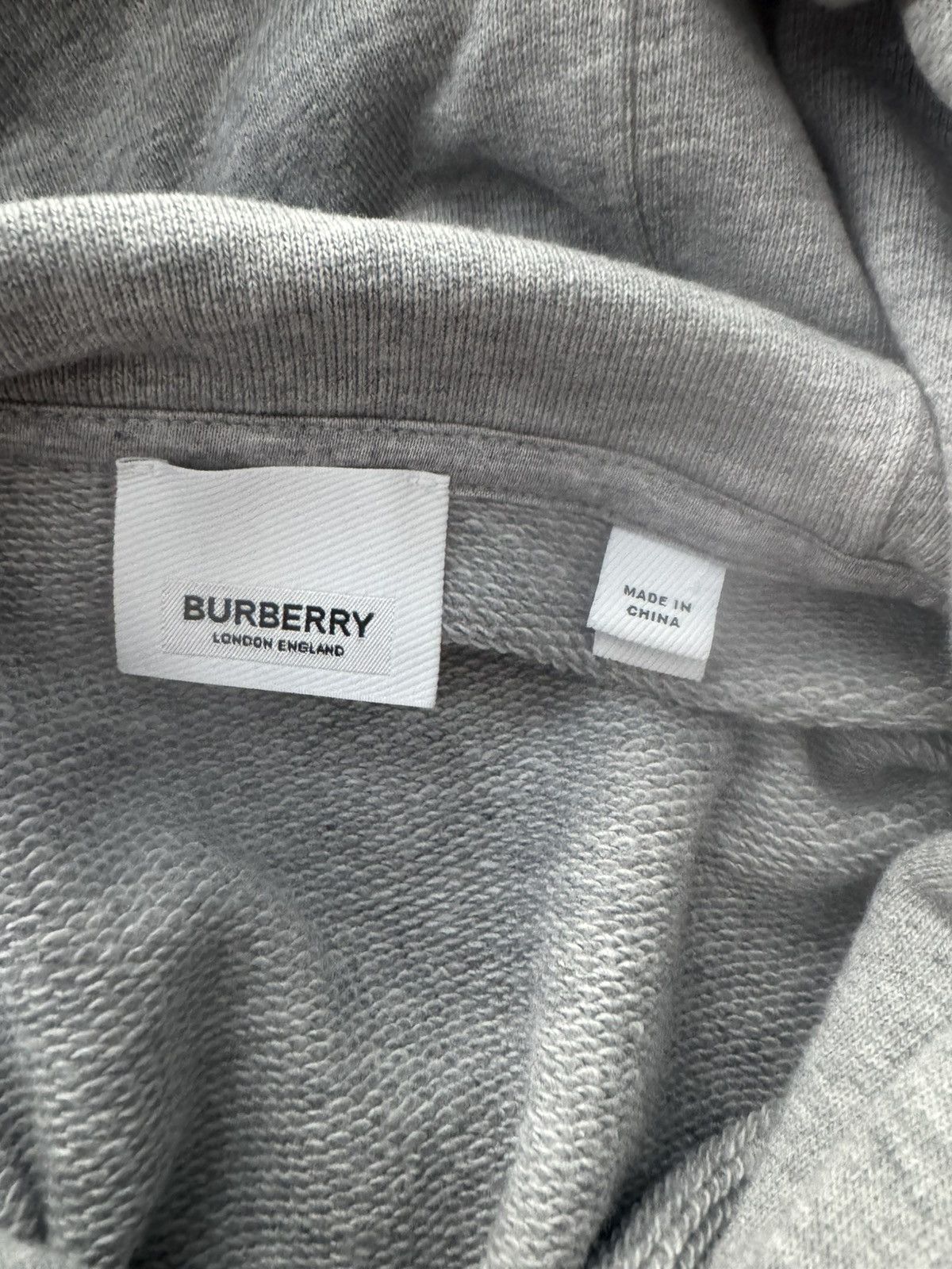 Burberry Grey Burberry Logo Hoodie Size US M / EU 48-50 / 2 - 3 Thumbnail