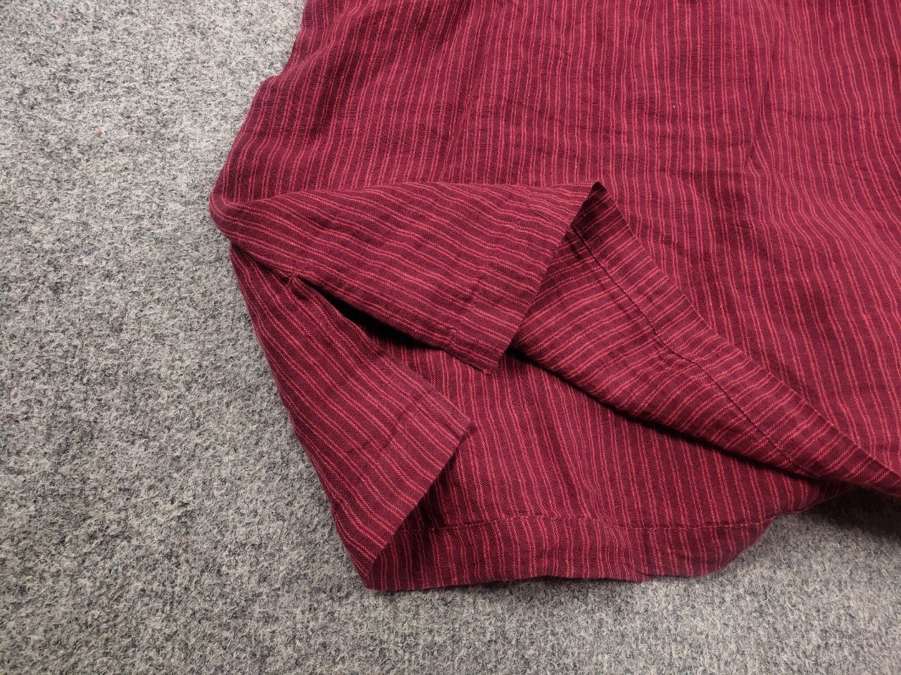 Gudrun Sjoden Gudrun Sjöden Linen Red Striped Button Long Sleeve Tunic Top Size M / US 6-8 / IT 42-44 - 10 Thumbnail