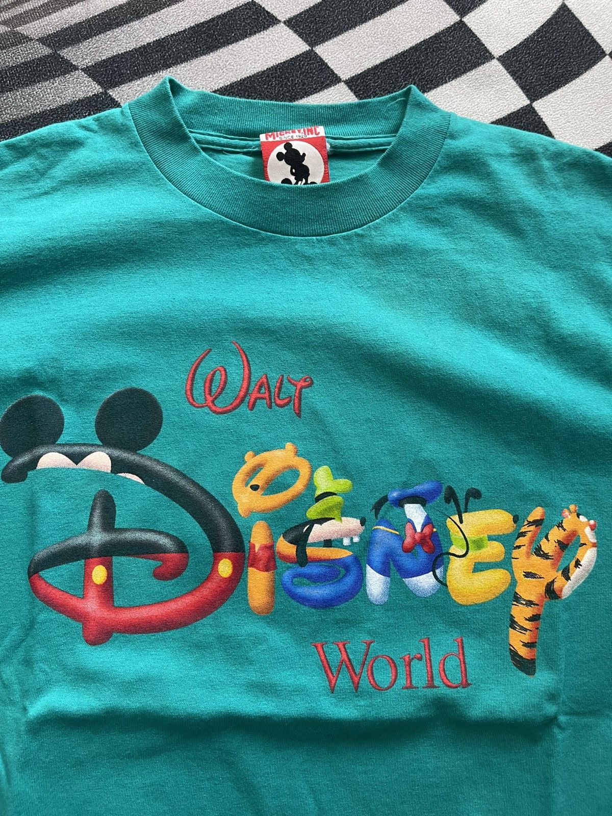 Disney Vintage 90s Walt Disney World "Character Letters" Tee Size US M / EU 48-50 / 2 - 3 Thumbnail