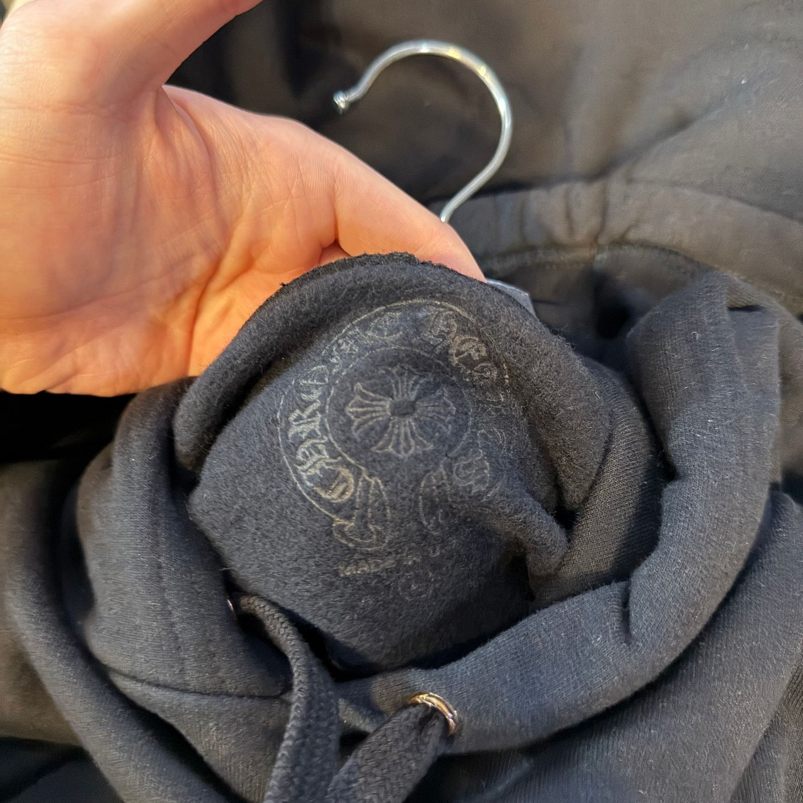 Chrome Hearts Chrome Hearts Vertical Logo Hoodie Olive Size US L / EU 52-54 / 3 - 3 Thumbnail