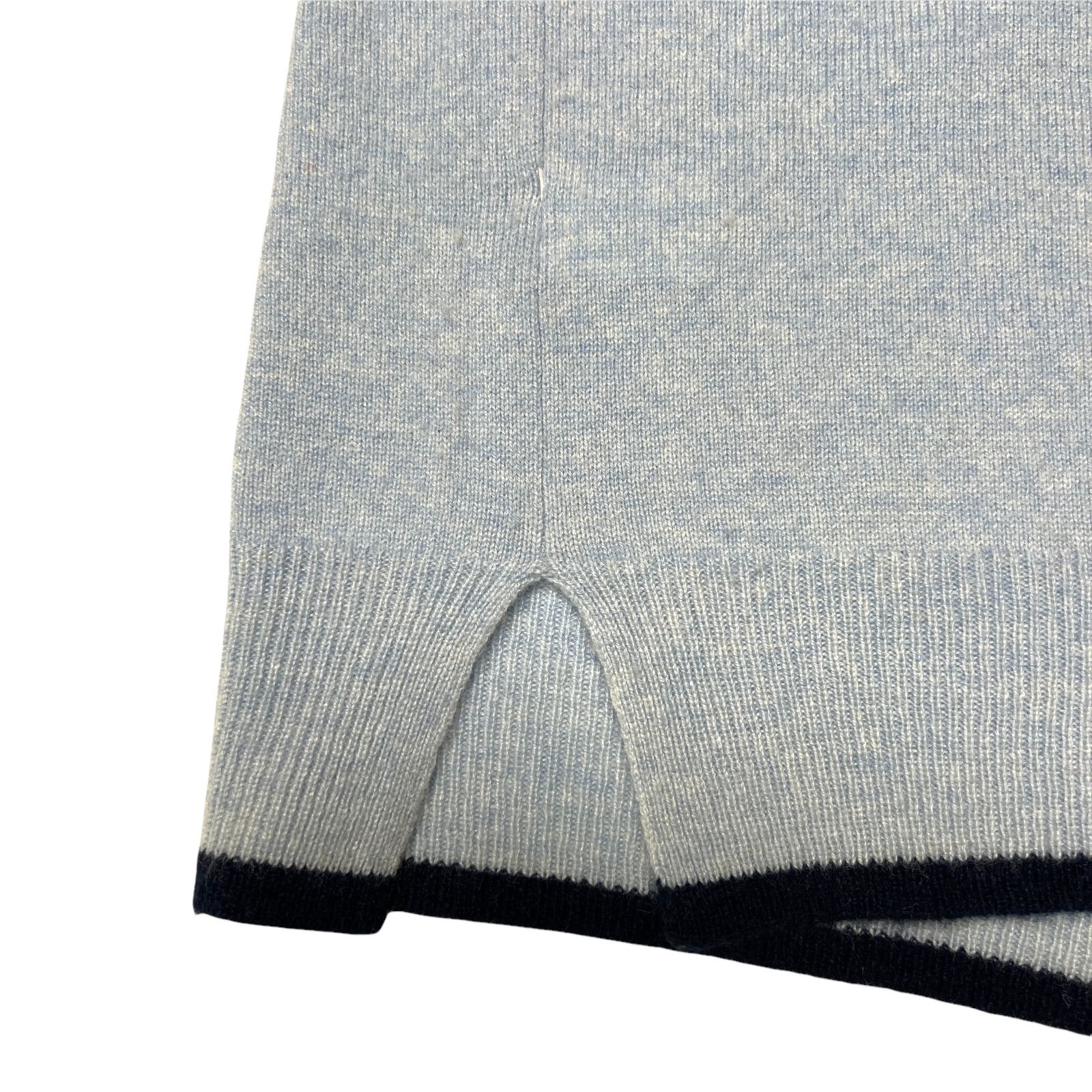 La Ligne La Ligne Cashmere Crew Sweater Small Blue Black Soft Size S / US 4 / IT 40 - 10 Thumbnail