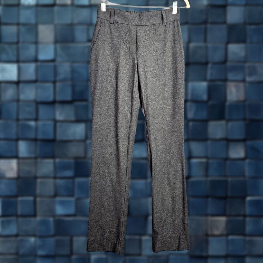 Vintage Belyn Key Women's Grey Pull-on Trouser Pockets Size XS Dress Pants Casual Size 26" / US 2 / IT 38 - 1 Thumbnail